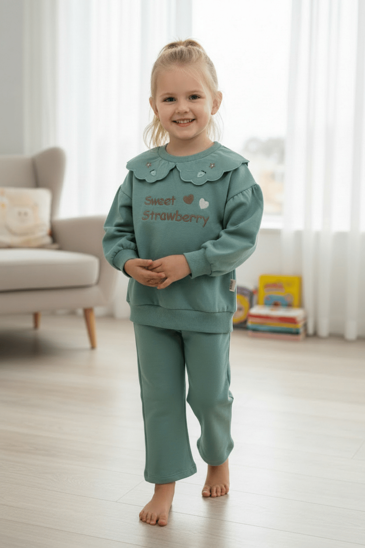 Kız Çocuk 2'li Eşofman Takımı