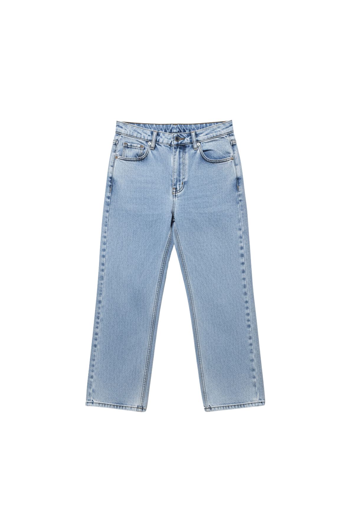 Kız Çocuk 3'lü Triko & Denim Takım