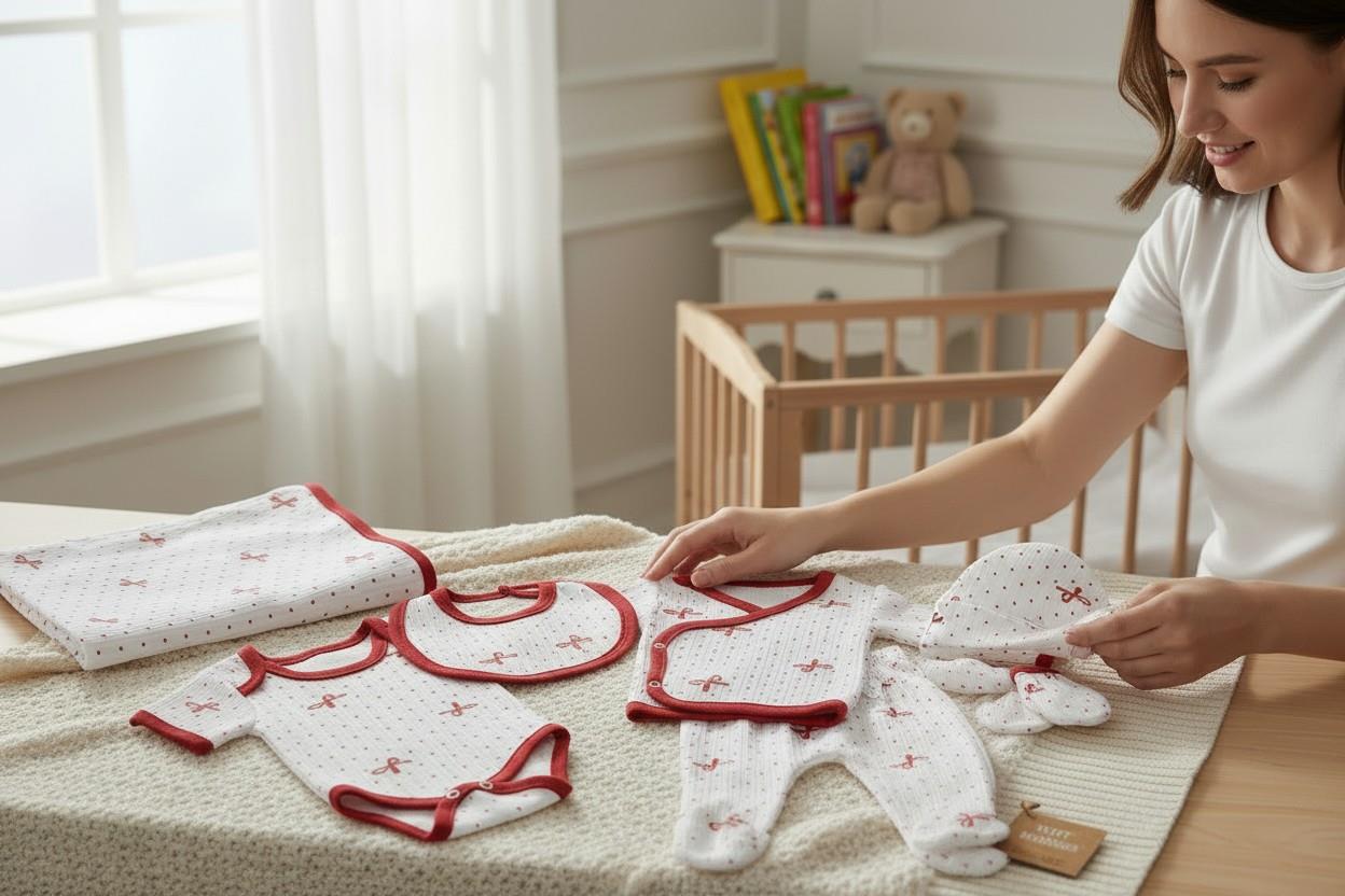 Minik Fiyonklu Baskılı 7'li Set 