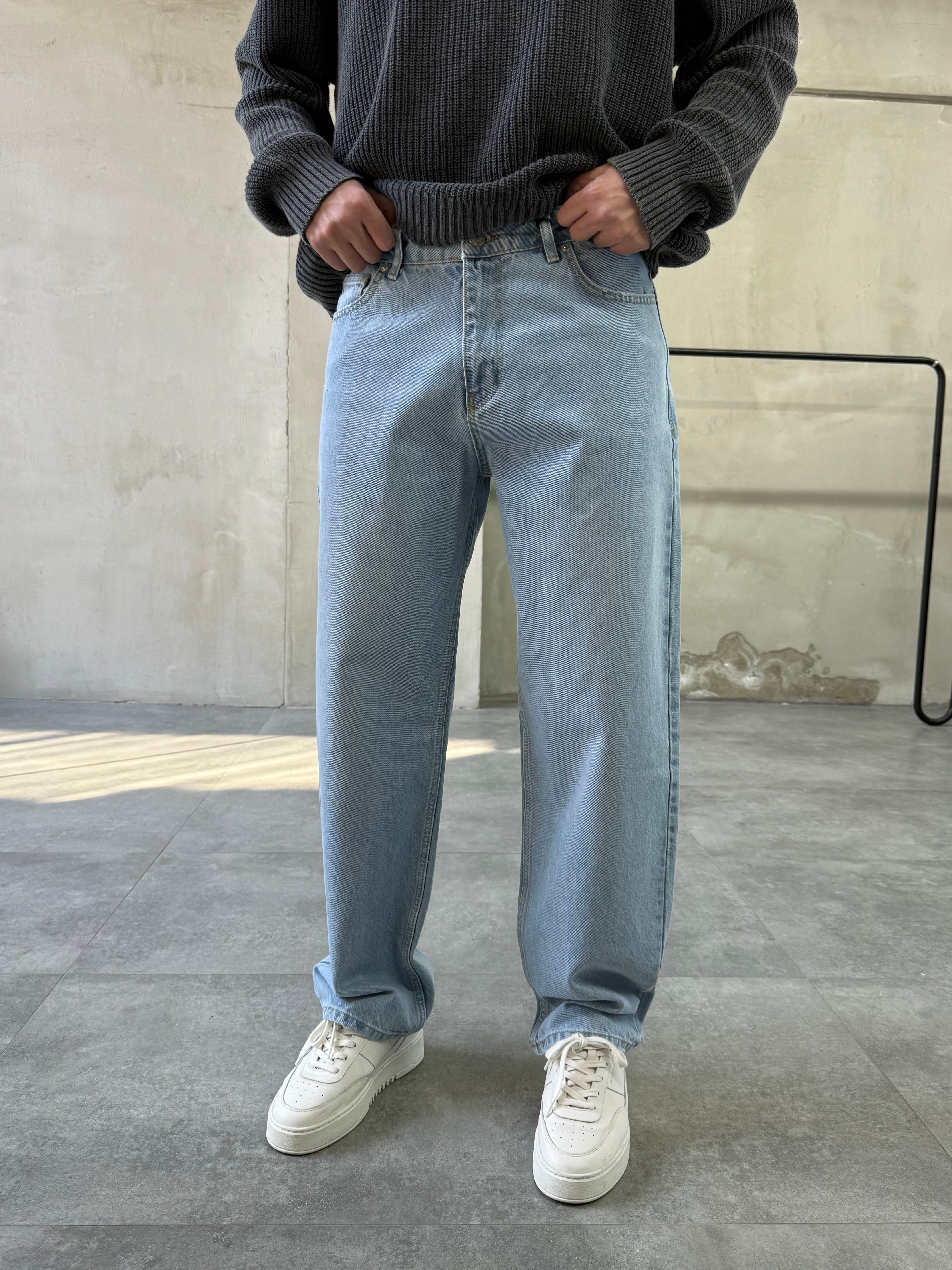 Basic Mavi Baggy Jean