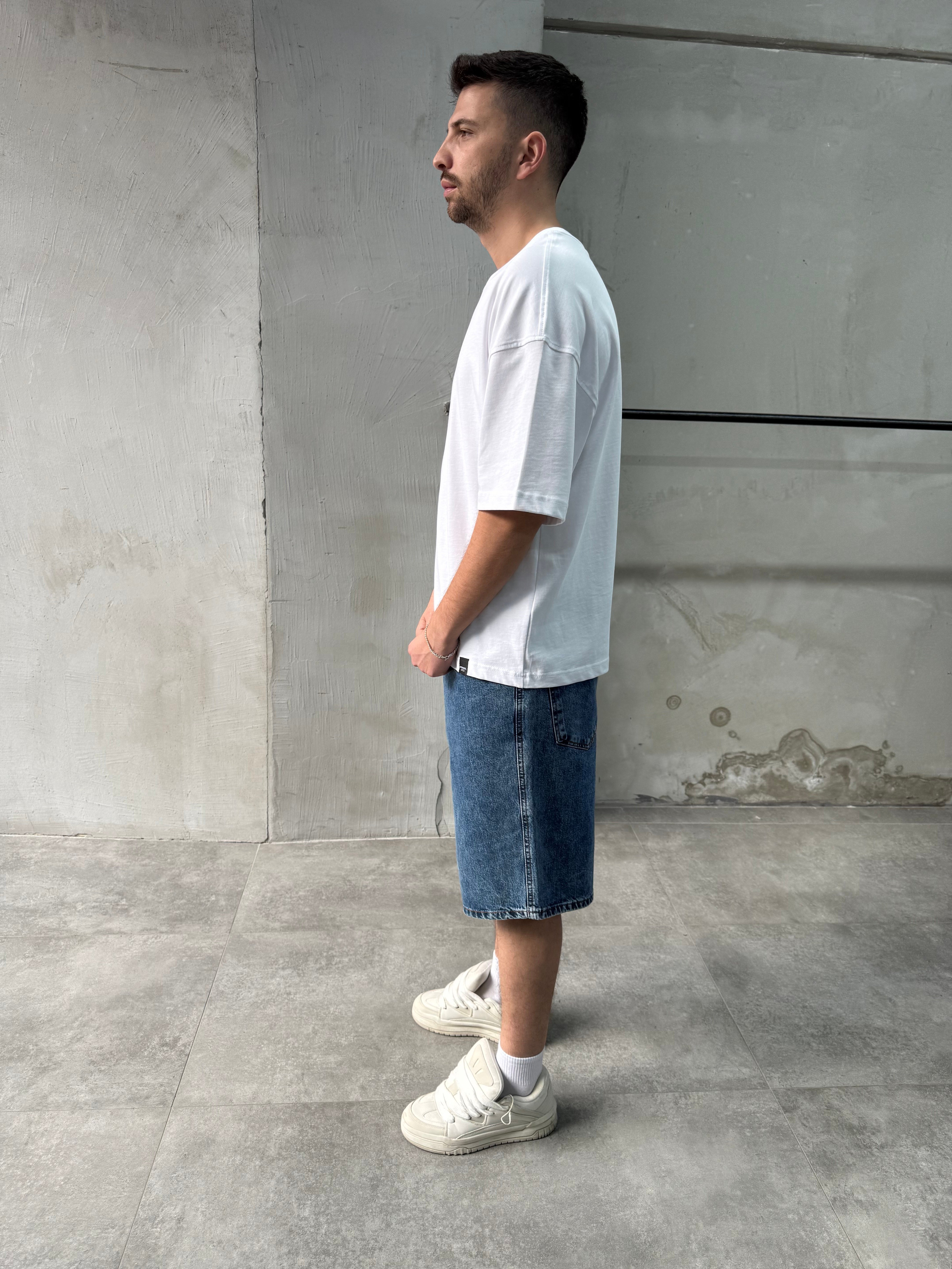Basic Oversize Beyaz T-shirt