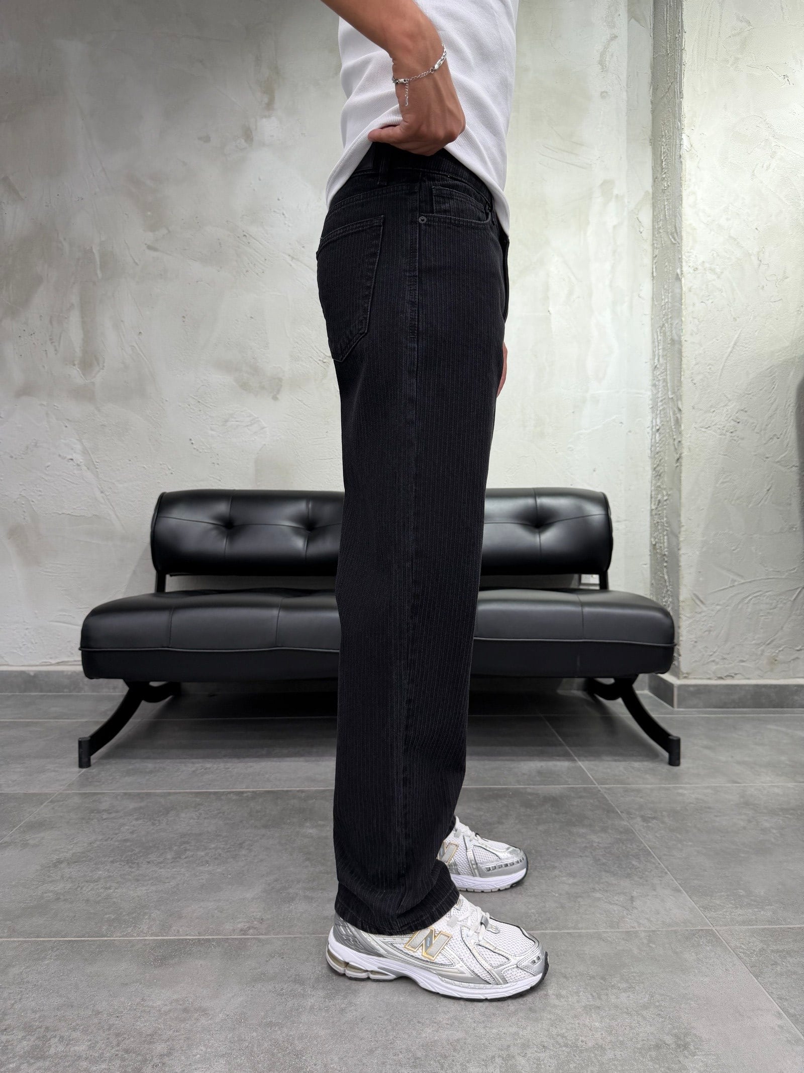 Espiga Siyah  Baggy Jean