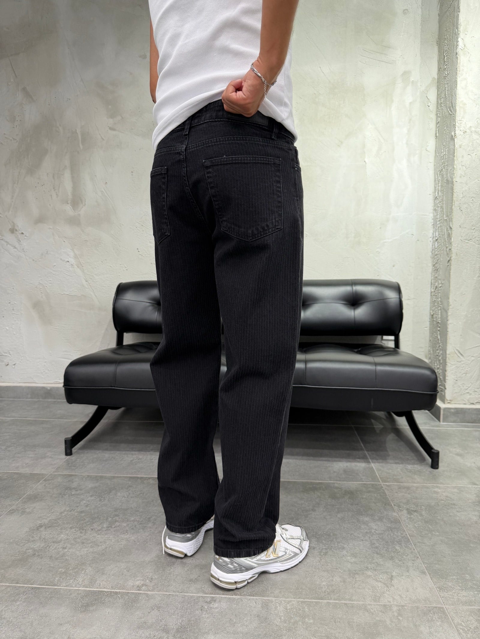 Espiga Siyah  Baggy Jean