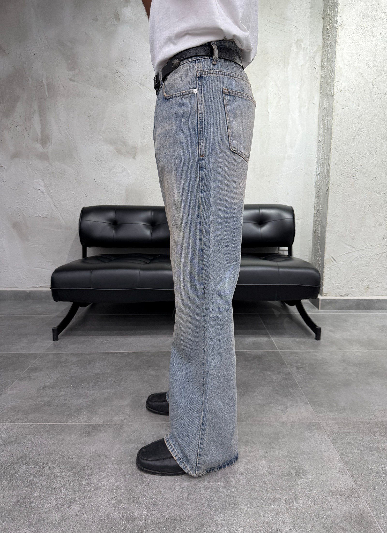 Flare İspanyol Paça Eskitme Fit Jean
