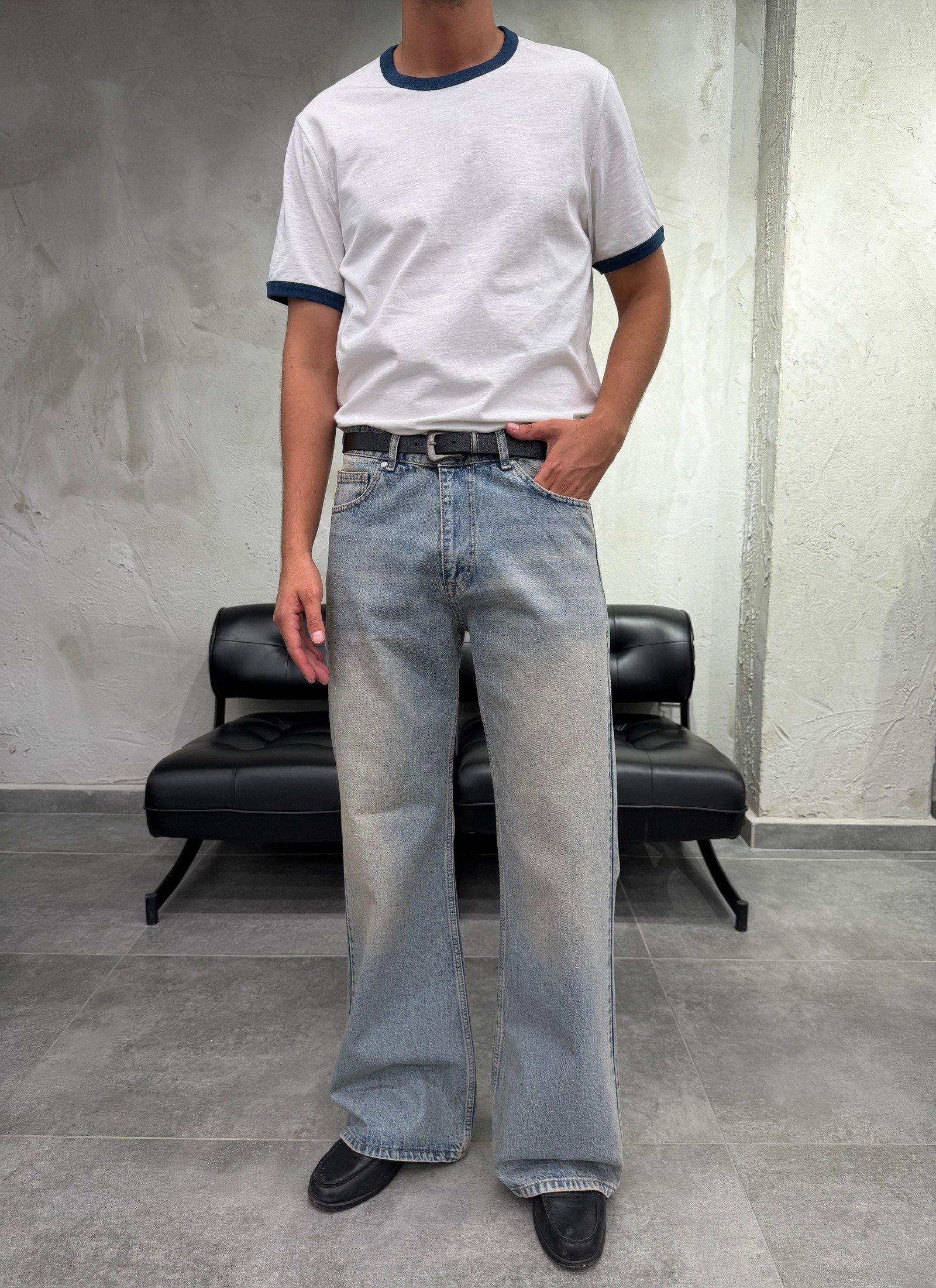Flare İspanyol Paça Eskitme Fit Jean