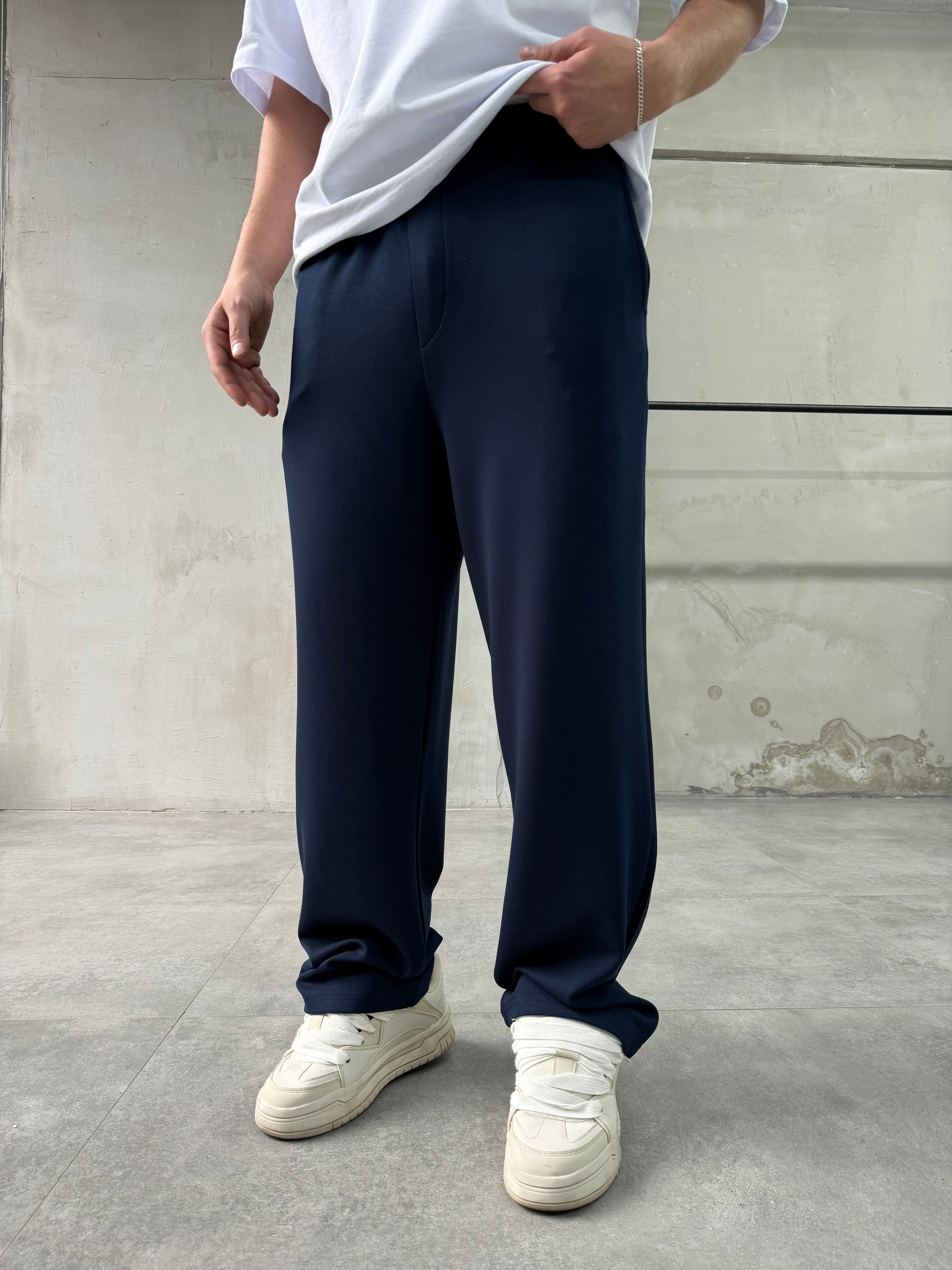 Modal Kumaş Baggy Kalıp Lacivert Eşofman