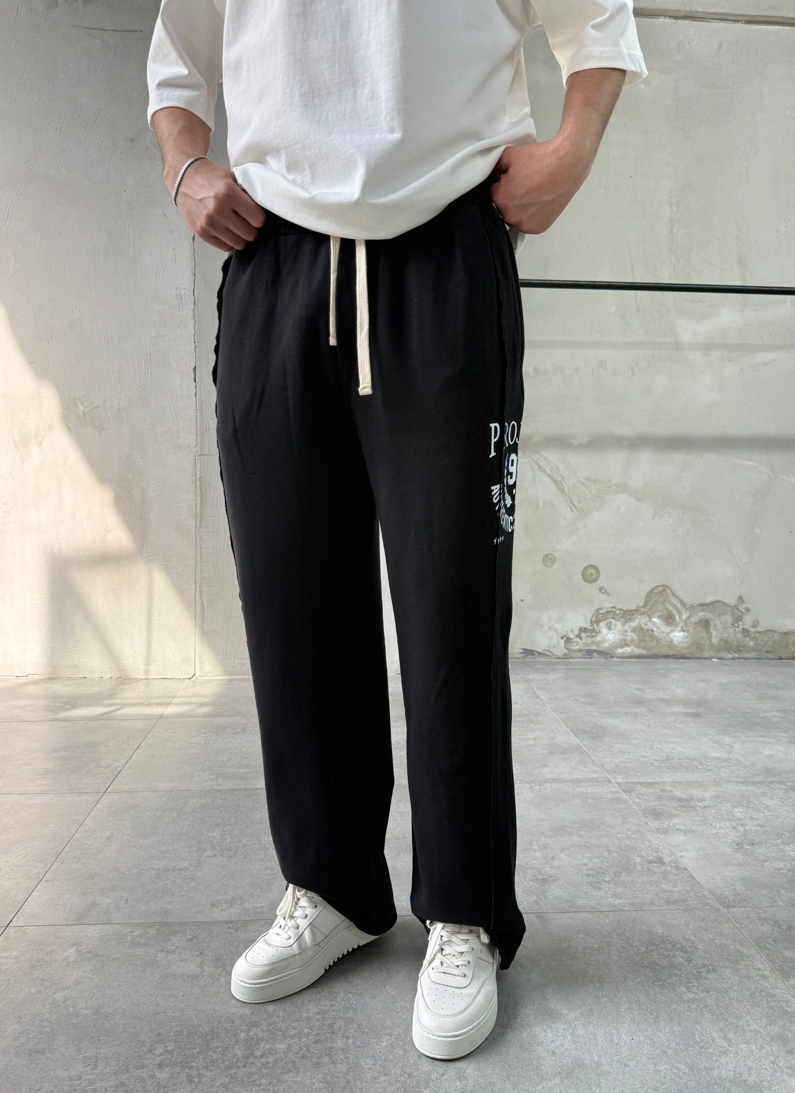 Projeckt 96 Baskılı Siyah Eşofman