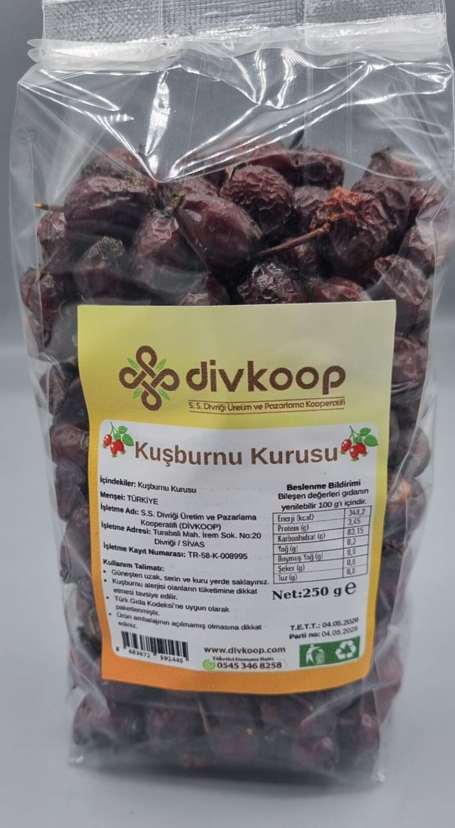 KUŞBURNU KURUSU | 250 gr