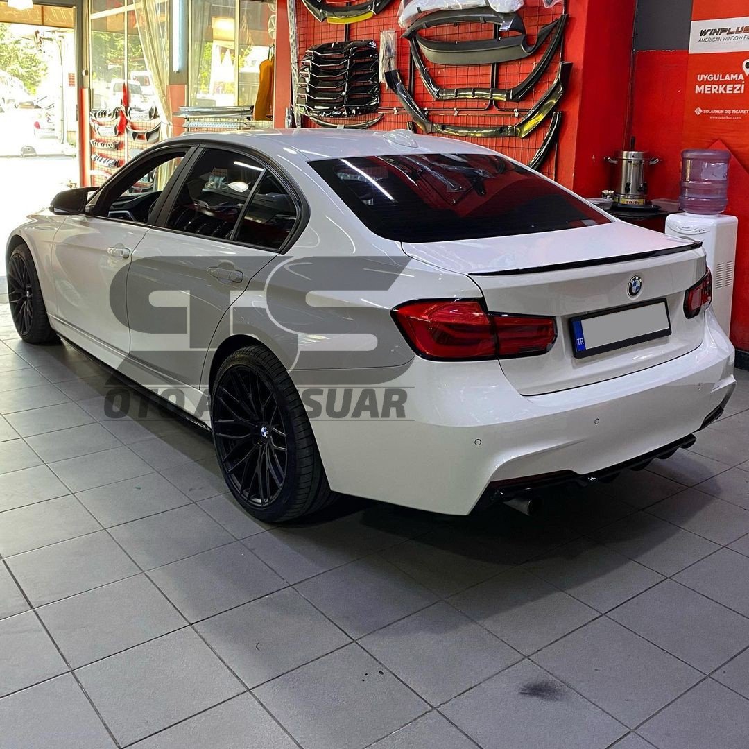  Bmw F30 318 320 325 330 Bagaj Üstü Spoiler Piano Black