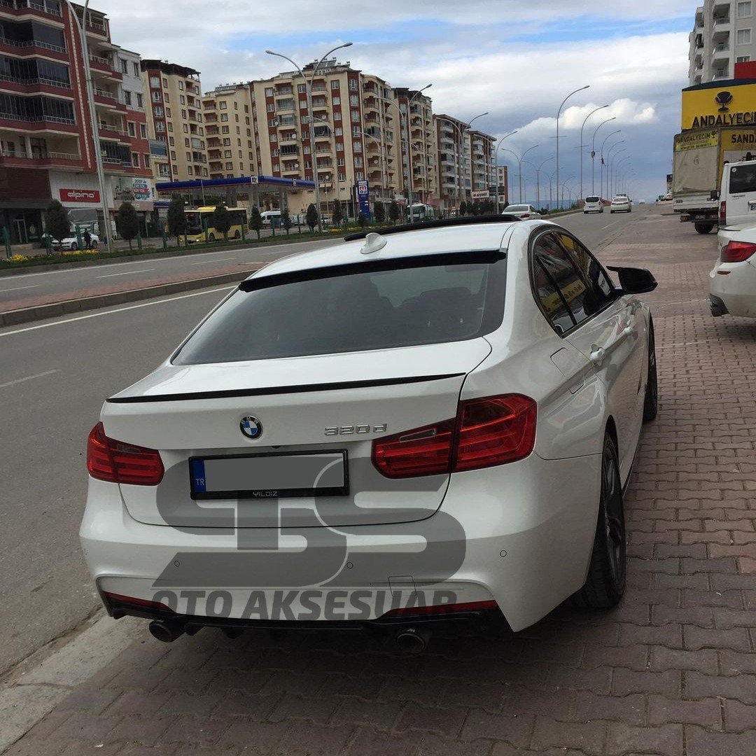  Bmw F30 318 320 325 330 Bagaj Üstü Spoiler Piano Black