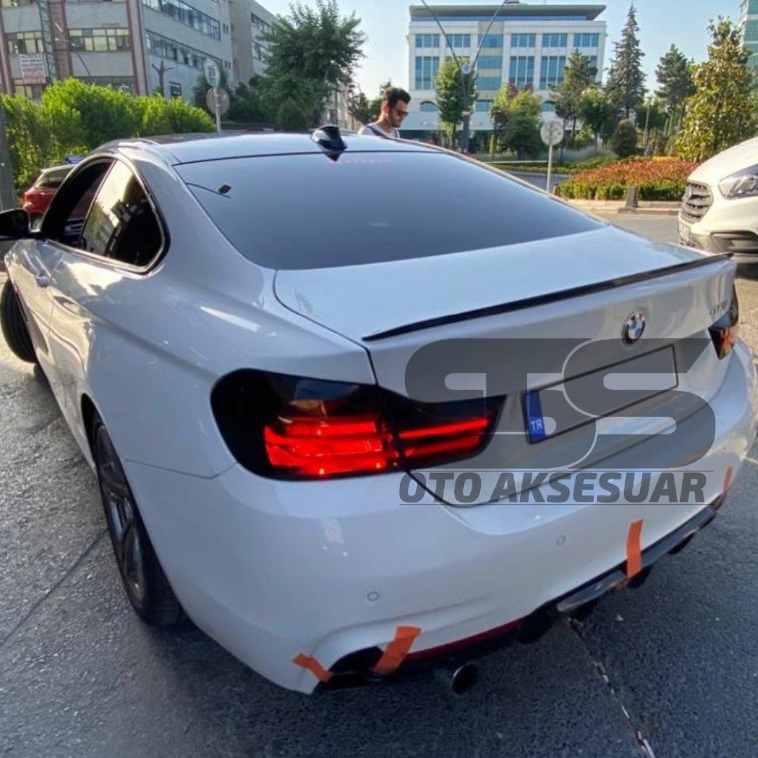  Bmw F32 418 420 425 430 Bagaj Üstü Spoiler Piano Black