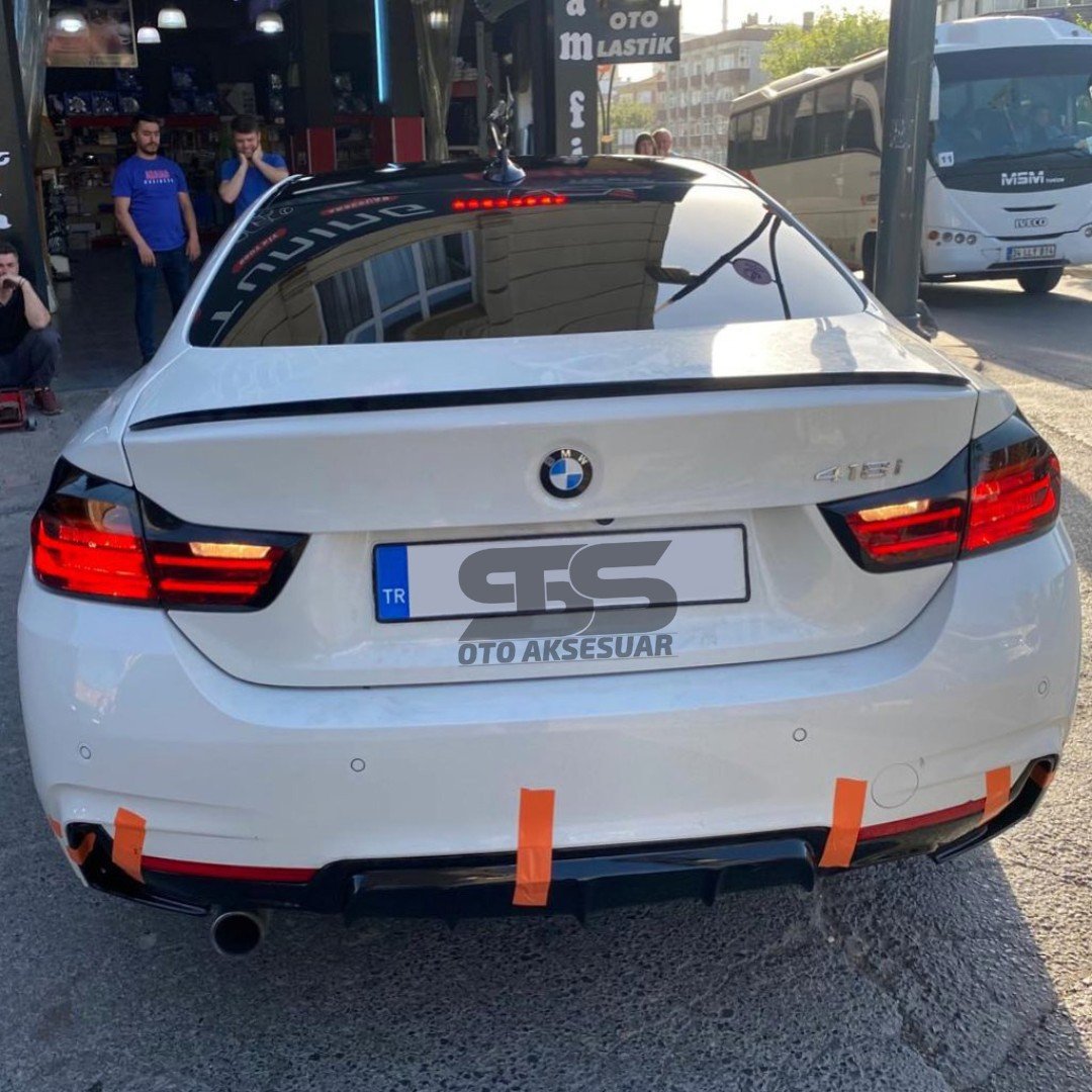  Bmw F32 418 420 425 430 Bagaj Üstü Spoiler Piano Black