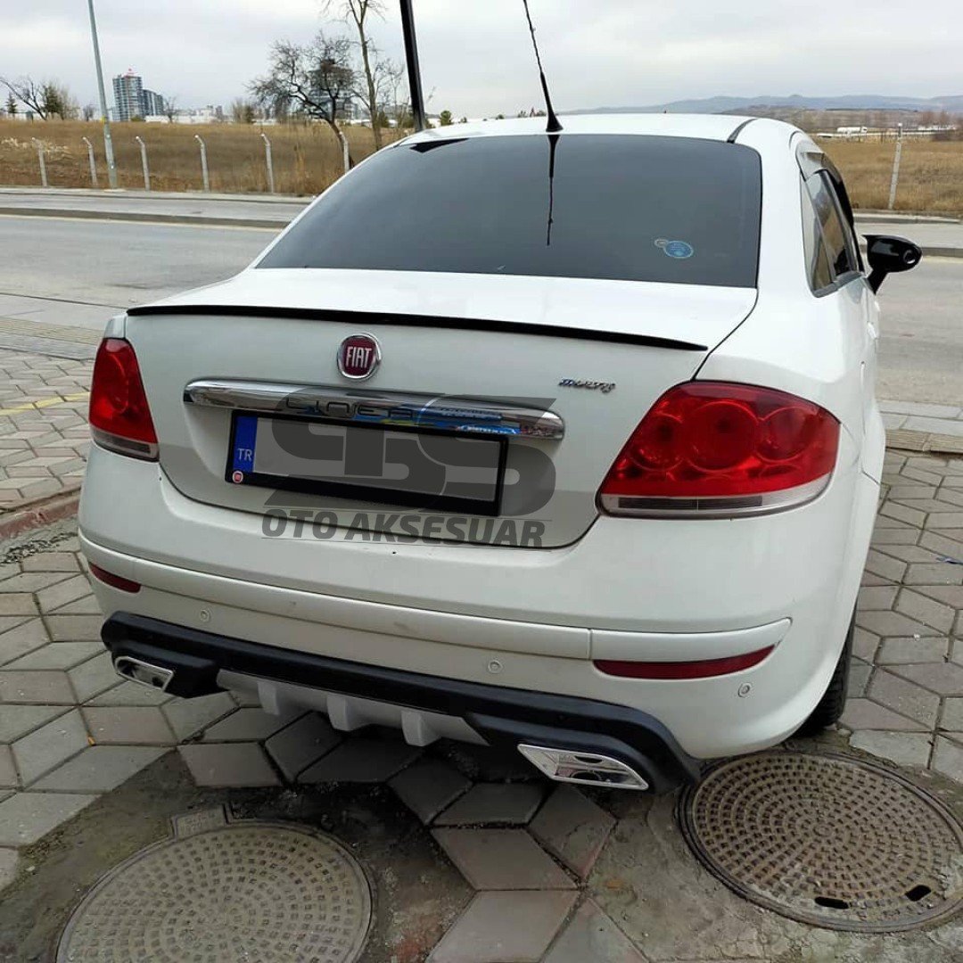  Fiat Linea Bagaj Üstü Spoiler Bagaj Çıtası Piano Black