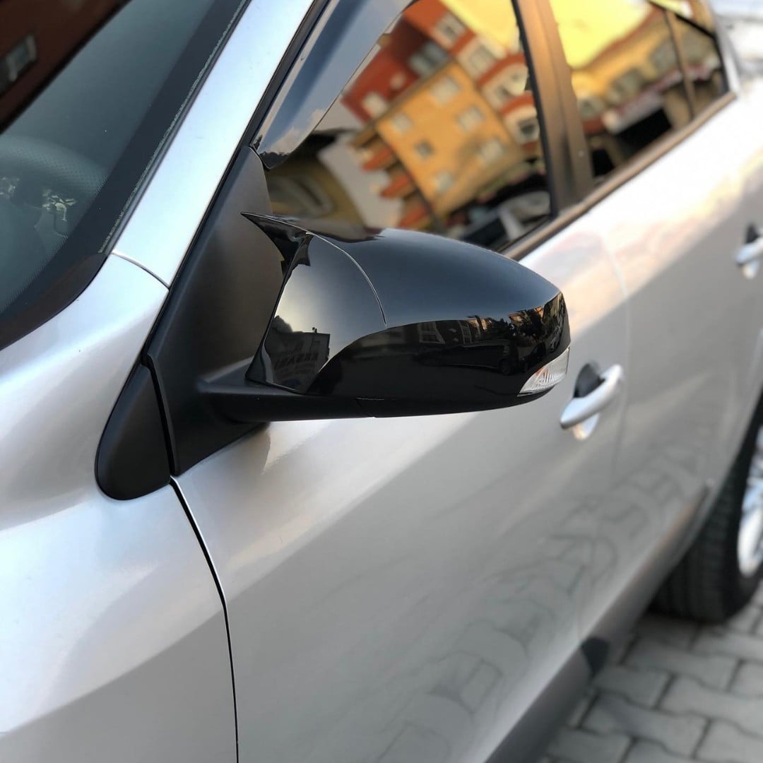  Renault Fluence Batman Yarasa Ayna Kapağı Piano Black Abs Plastik