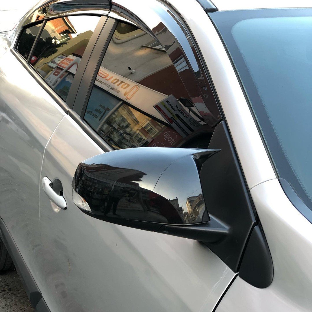  Renault Fluence Batman Yarasa Ayna Kapağı Piano Black Abs Plastik