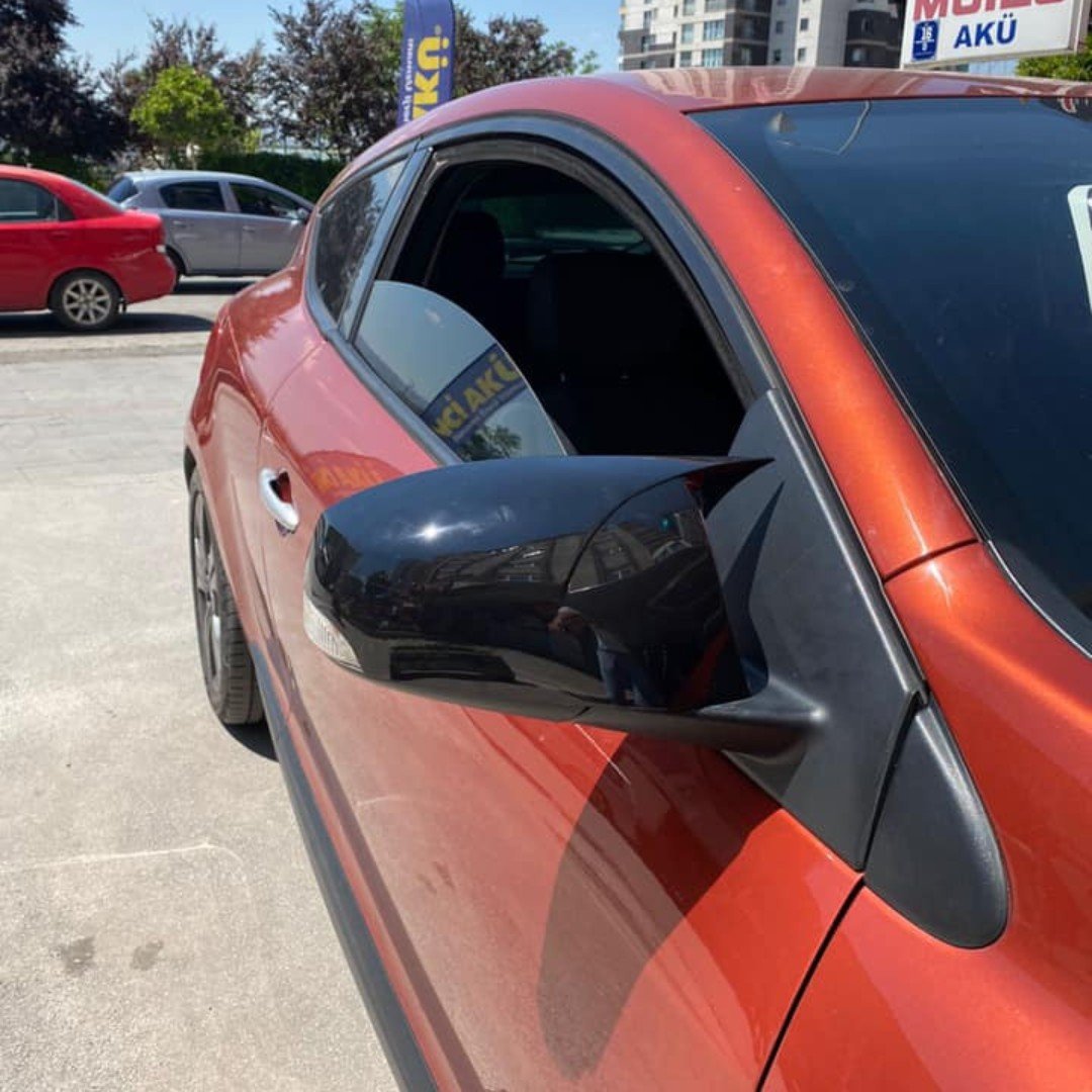  Renault Megane 3 Batman Yarasa Ayna Kapağı Piano Black Abs Plastik