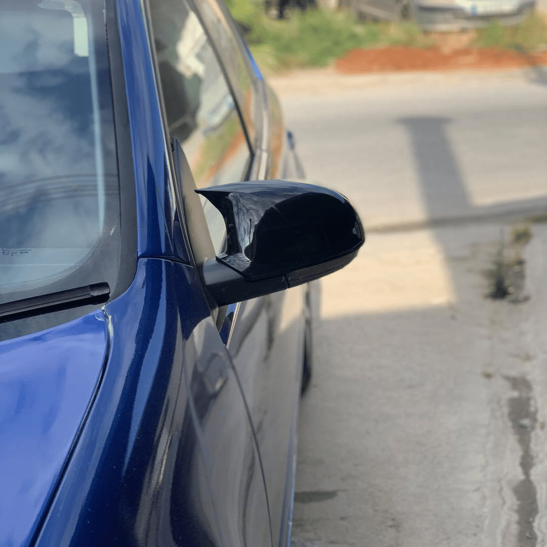  Volksvogen Jetta Mk5 2005-2010 Batman Yarasa Ayna Kapağı Piano Black Abs Plastik