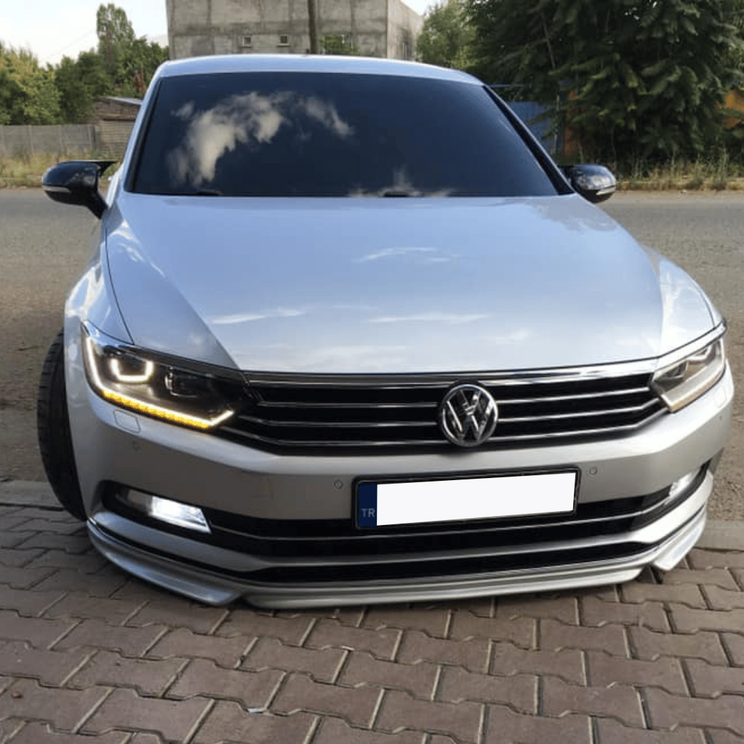  Volksvogen Passat B8 2015- 2023 arası tüm  modellere uygun Batman Yarasa Ayna Kapağı Piano Black Abs Plastik