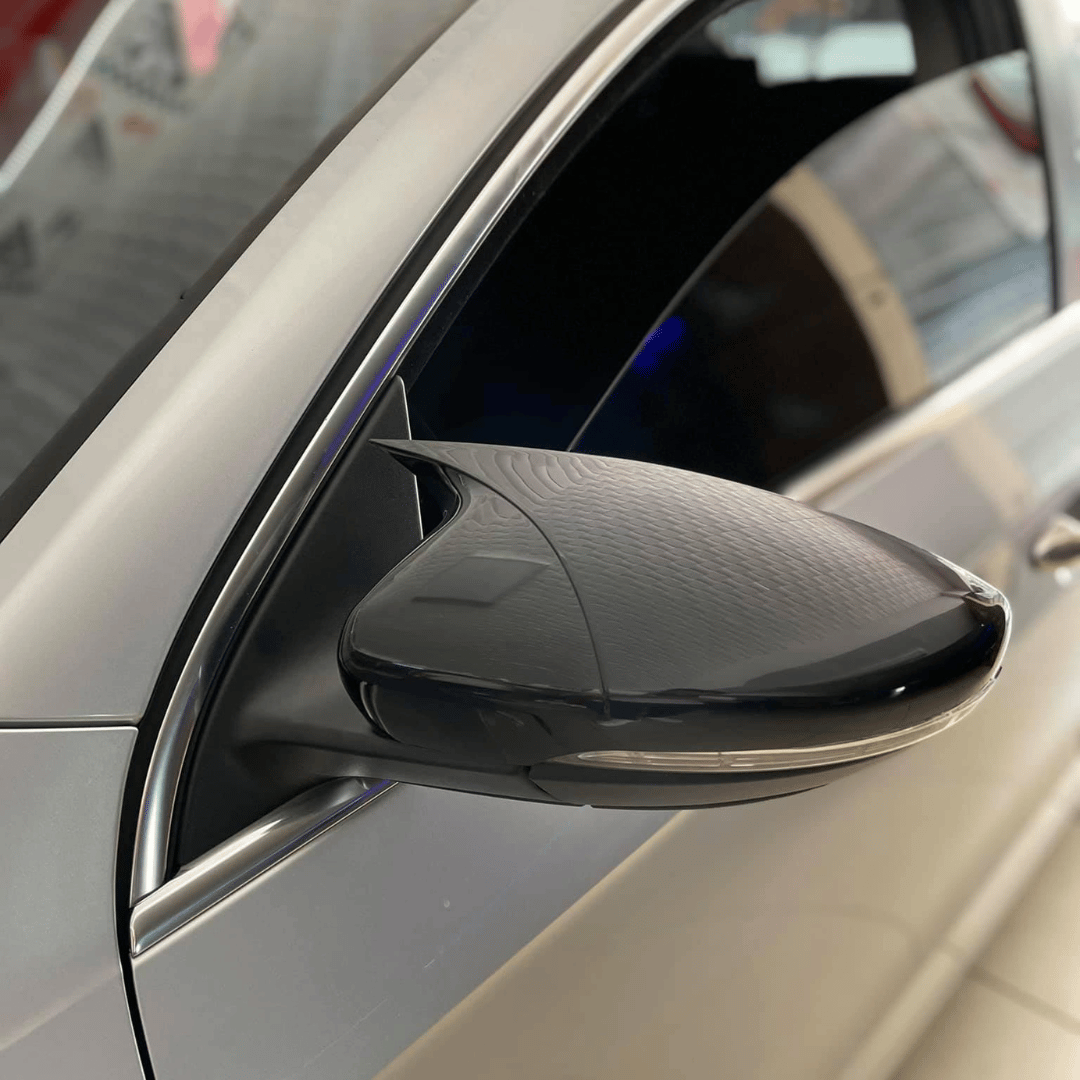  Volksvogen Passat Cc 2007-2017 Batman Yarasa Ayna Kapağı Piano Black Abs Plastik