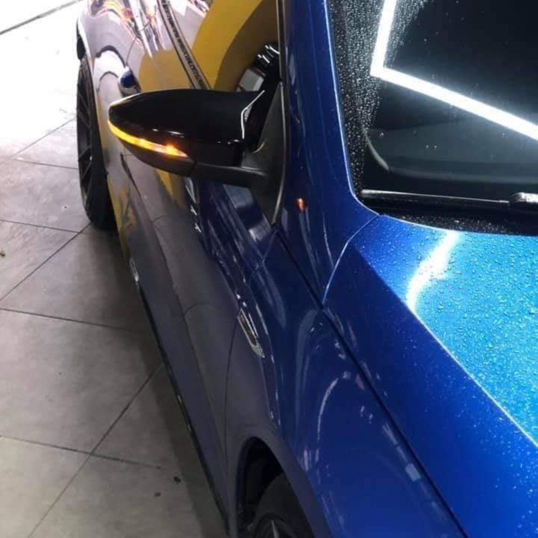  Volksvogen  Scirocco 2008-2016 Batman Yarasa Ayna Kapağı Piano Black Abs Plastik