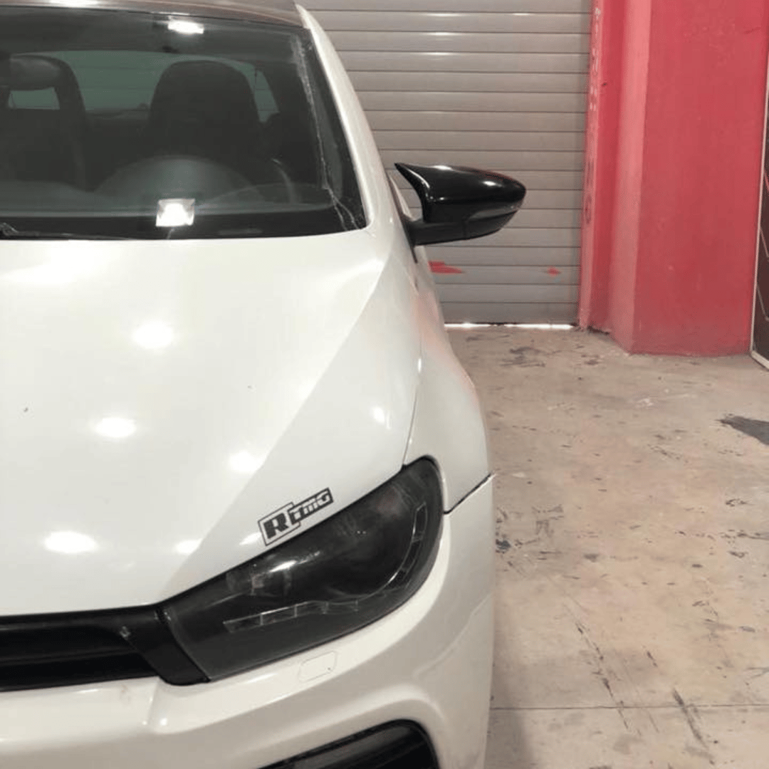  Volksvogen  Scirocco 2008-2016 Batman Yarasa Ayna Kapağı Piano Black Abs Plastik