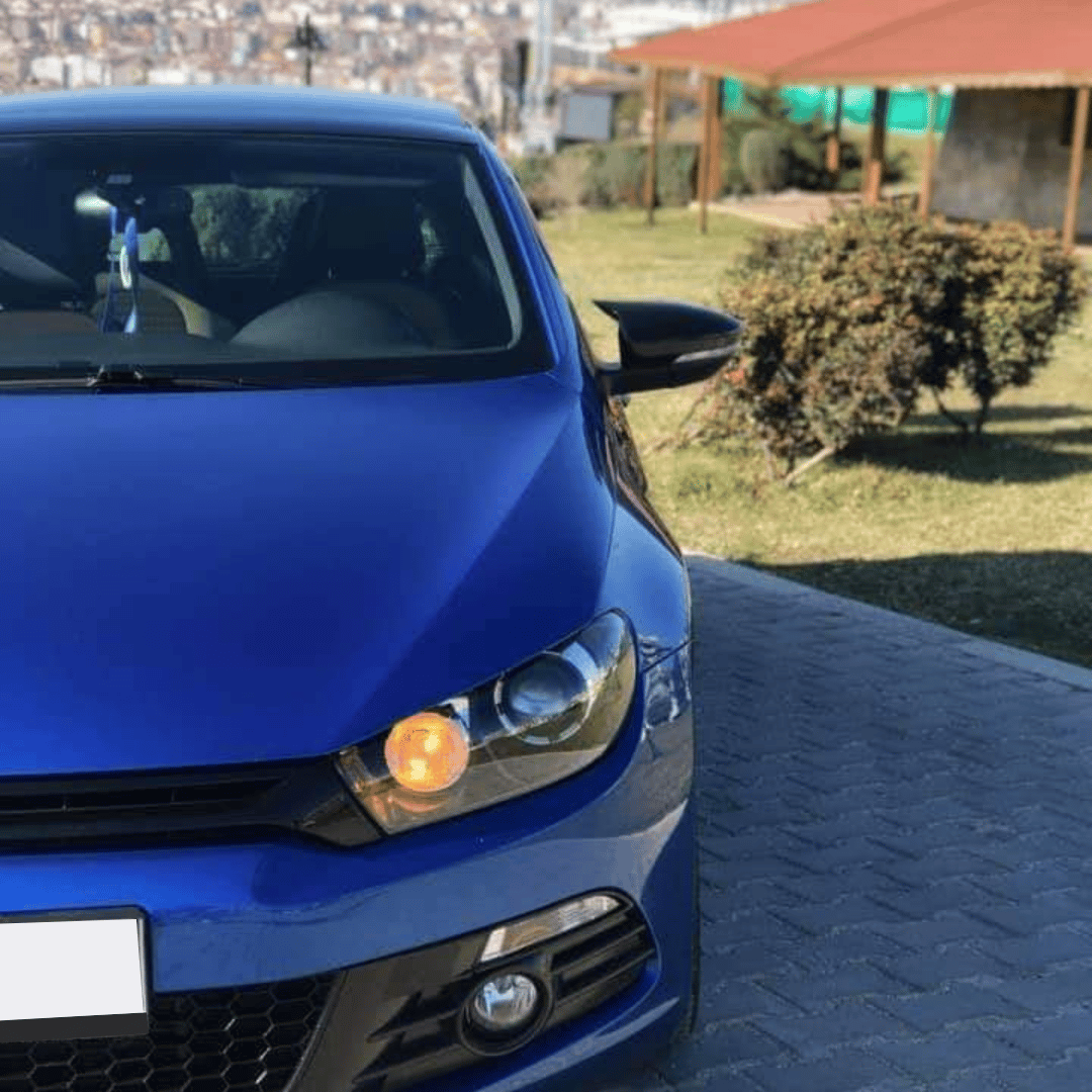  Volksvogen  Scirocco 2008-2016 Batman Yarasa Ayna Kapağı Piano Black Abs Plastik