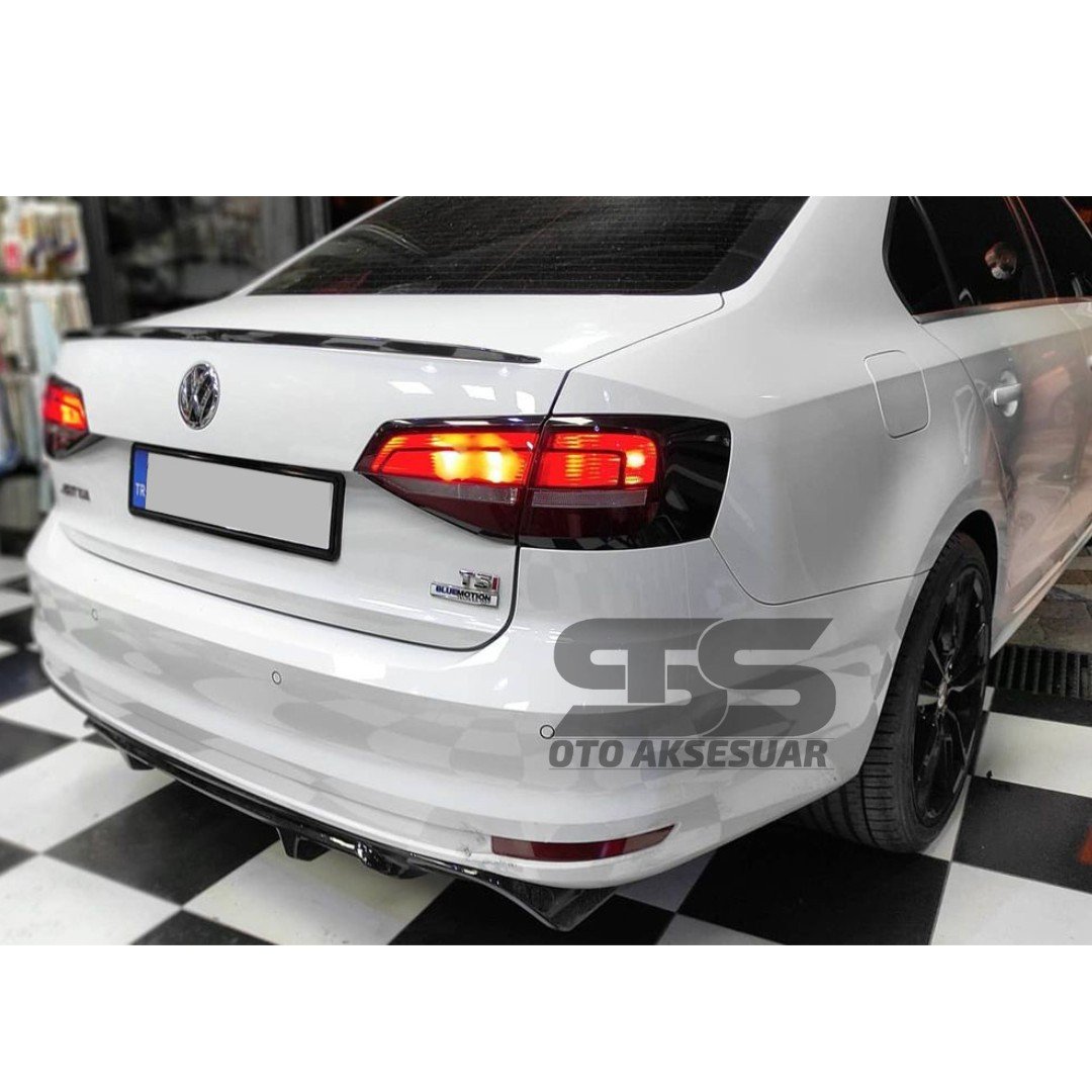  Vw Jetta Mk6 Bagaj Üstü Spoiler Bagaj Çıtası Piano Black 2010-2017