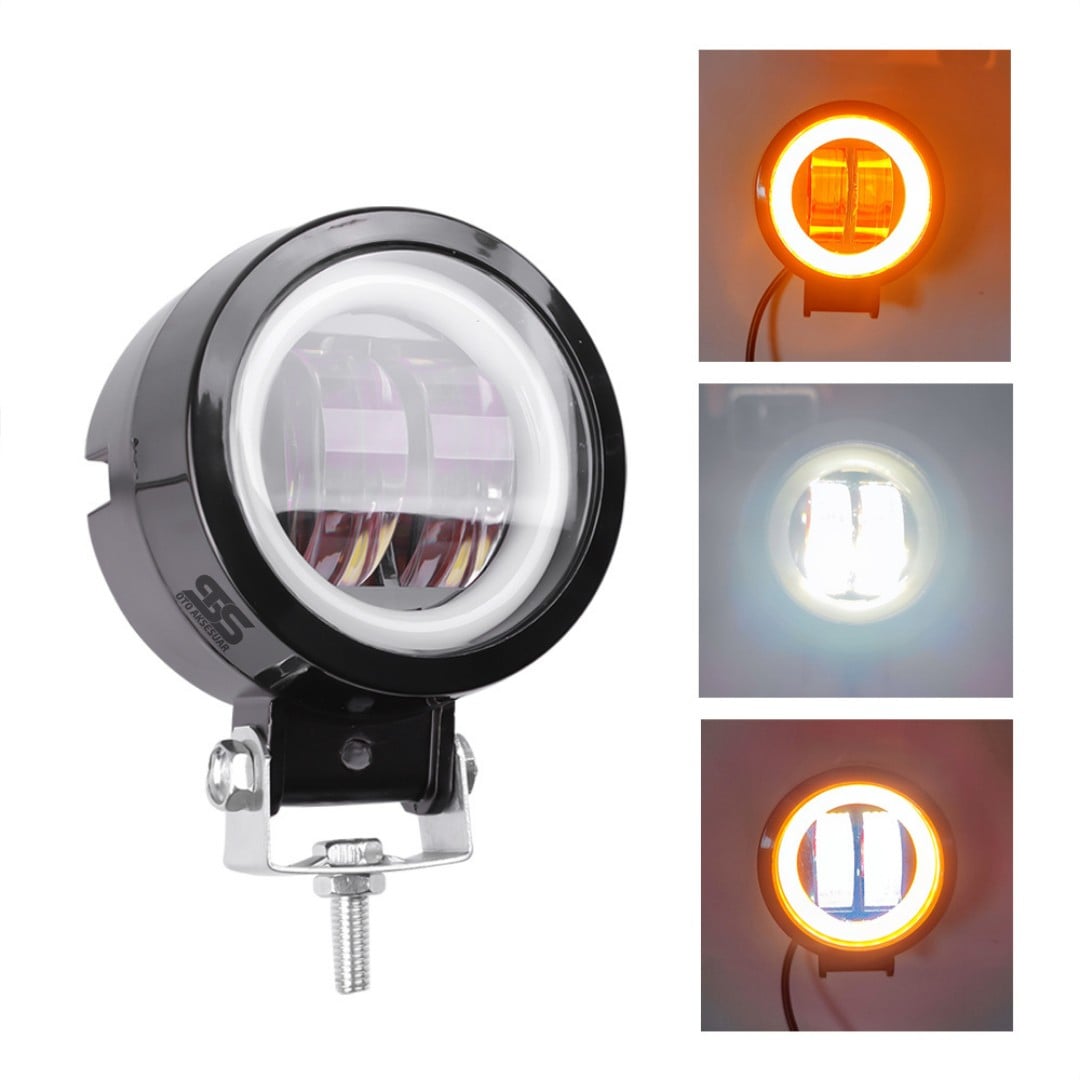 Angel Motosiklet Led Sis Farı 1 Adet Turuncu 12v Off Road Led Tepe Sis Lambası