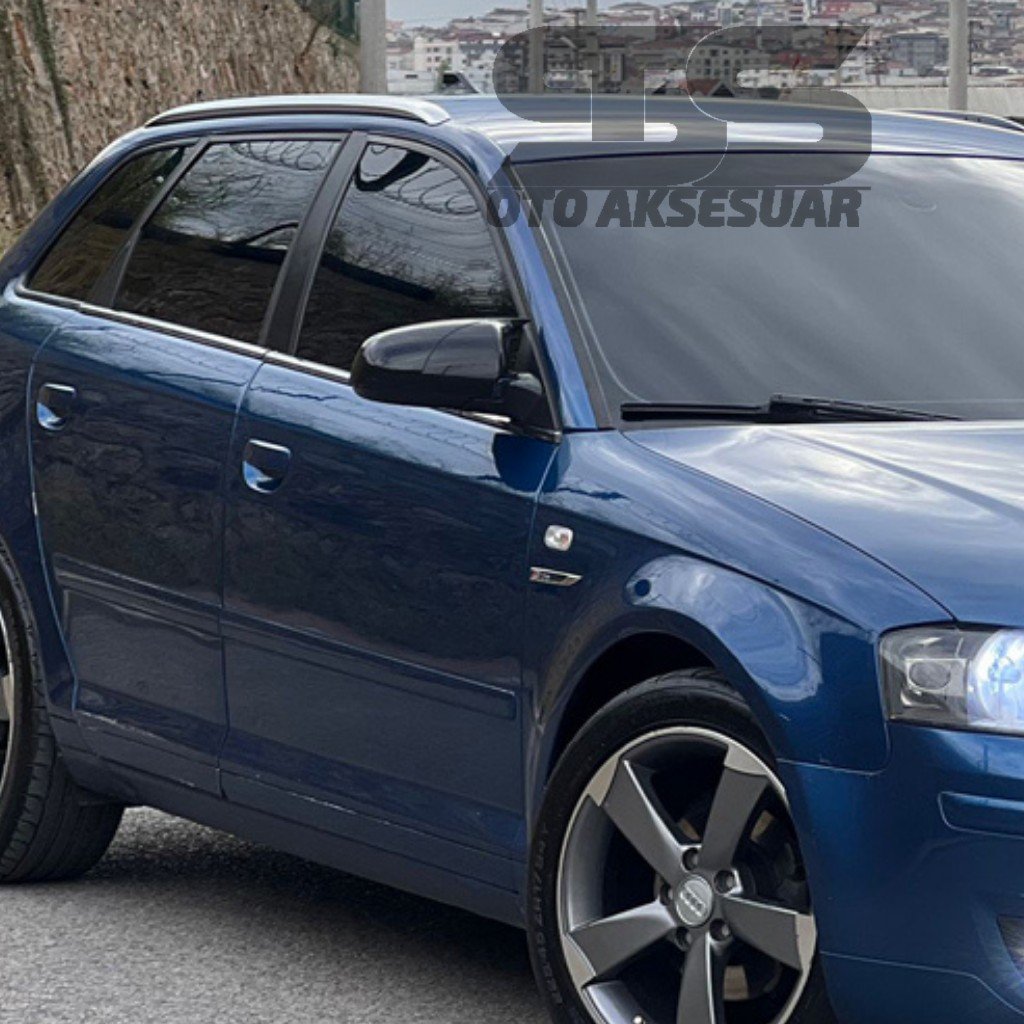 Audi A3 8P Batman Yarasa Ayna Kapağı Piano Black / 2003-2007
