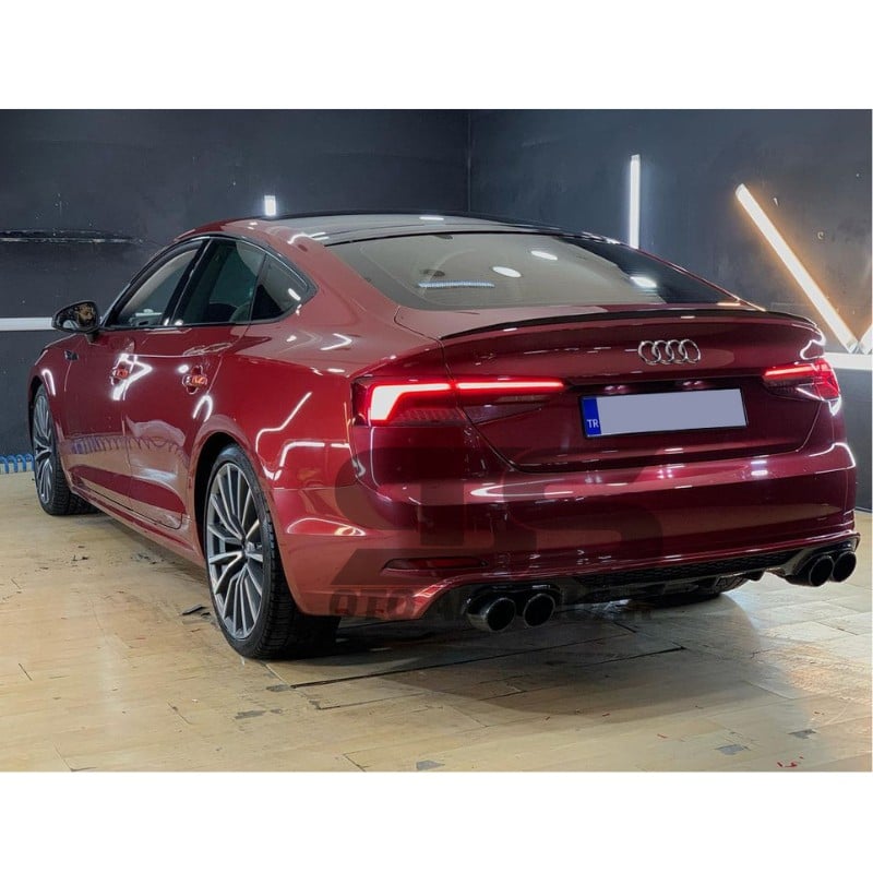 Audi A5 Sportback Bagaj Üstü Black Piano Spoiler Bagaj Çıtası