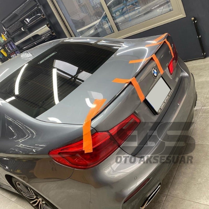 Bmw G30 Bagaj Üstü Slim Spoiler Piano Black Parlak Siyah