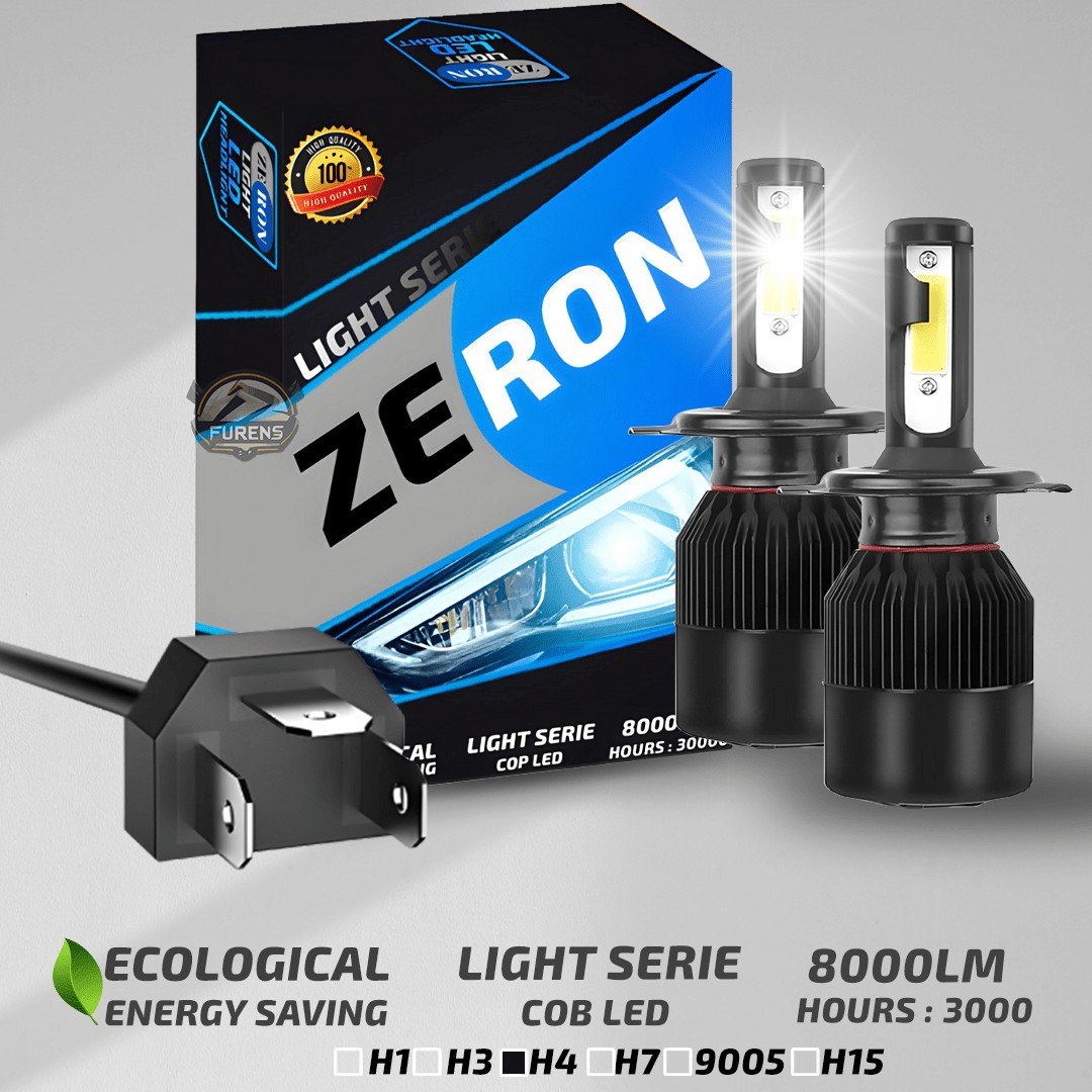 Fiat Tipo Uzun - Kısa FarUyumlu Şimşek Etkili Led Xenon Light Series H4