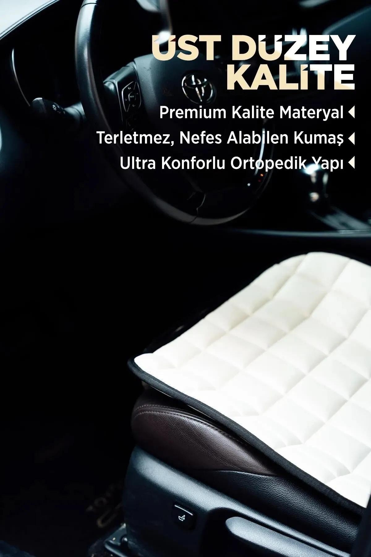 Fiat Uno Antrasit Renk Tay Tüyü Cepli & Terletmez Sırtlı Oto Koltuk Minder Seti - Koltuk Koruma Kılıfı (ÖN & ARKA TAM SET)