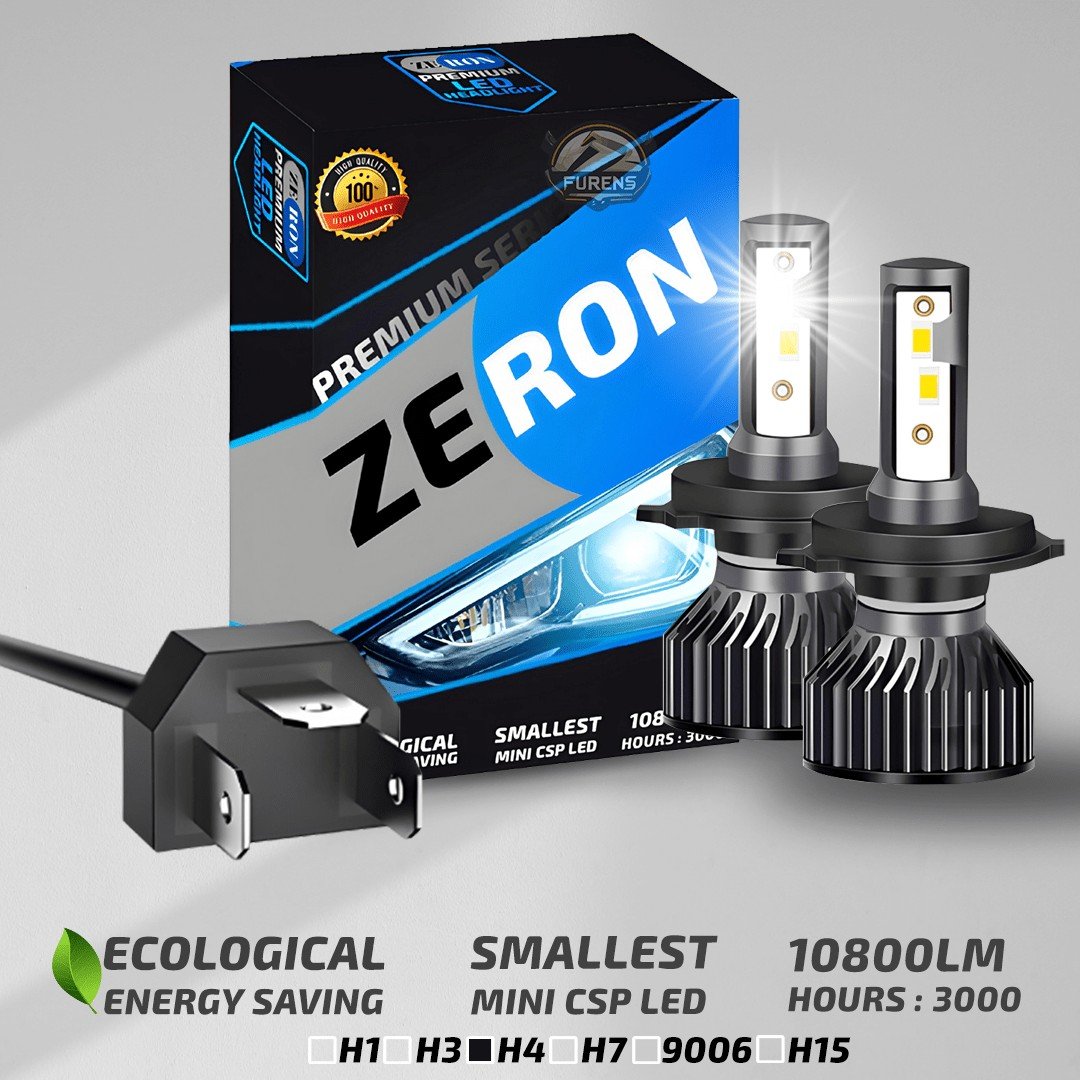 Ford Connect 2002-2013 Uzun - Kısa Far Uyumlu Şimşek Etkili Led Xenon Premium Series H4