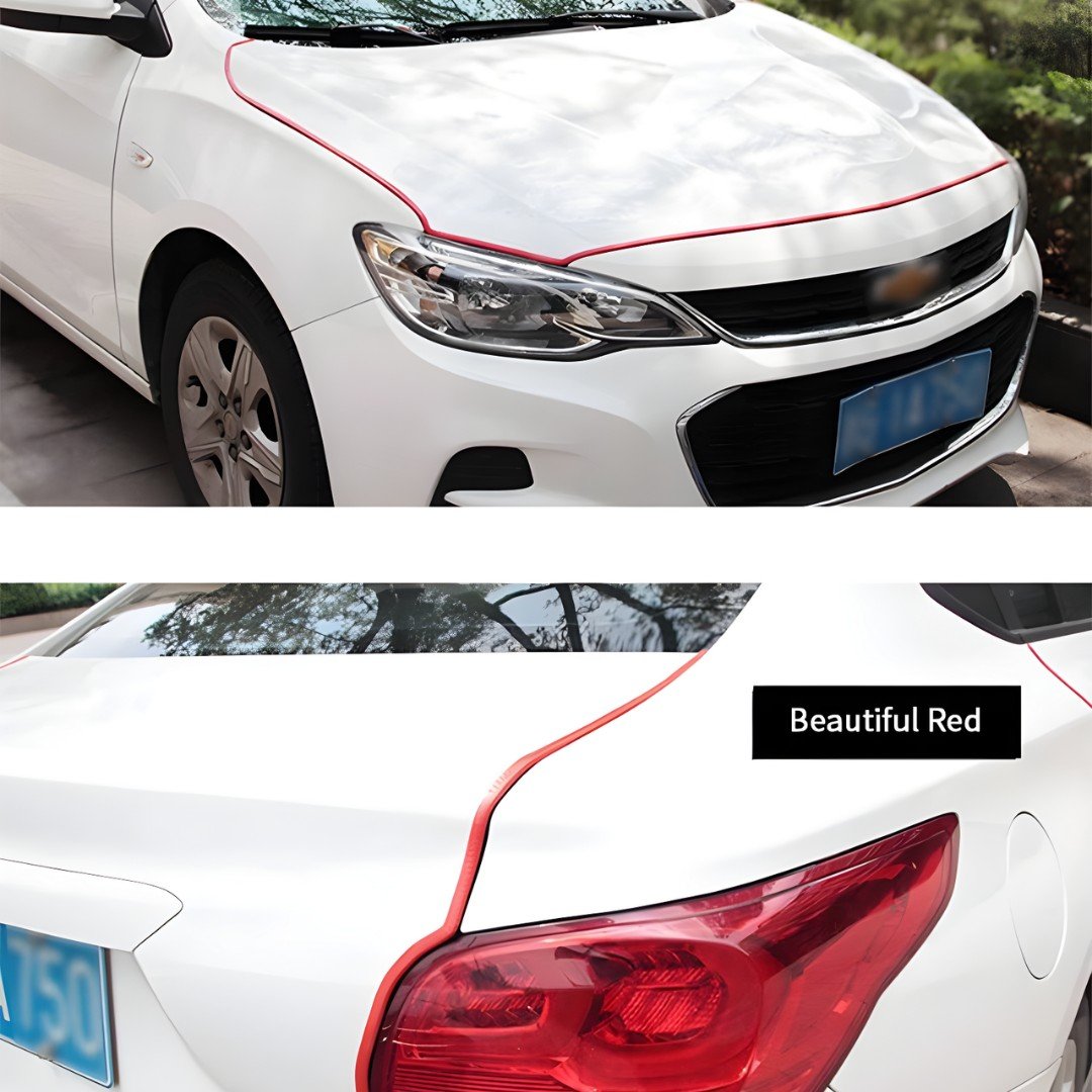 Ford Focus 2.5 Oto Araç Kapı Koruma Fitili 5metre Parlak Kırmızı Renk