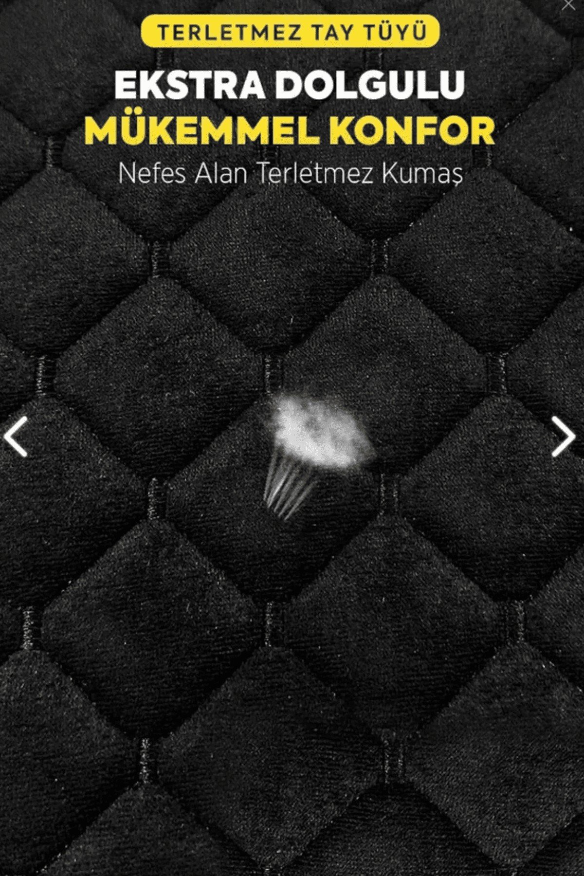 Ford Focus 3.5 Siyah Renk Tay Tüyü Cepli & Terletmez Sırtlı Oto Koltuk Minder Seti - Koltuk Koruma Kılıfı (ÖN & ARKA TAM SET)