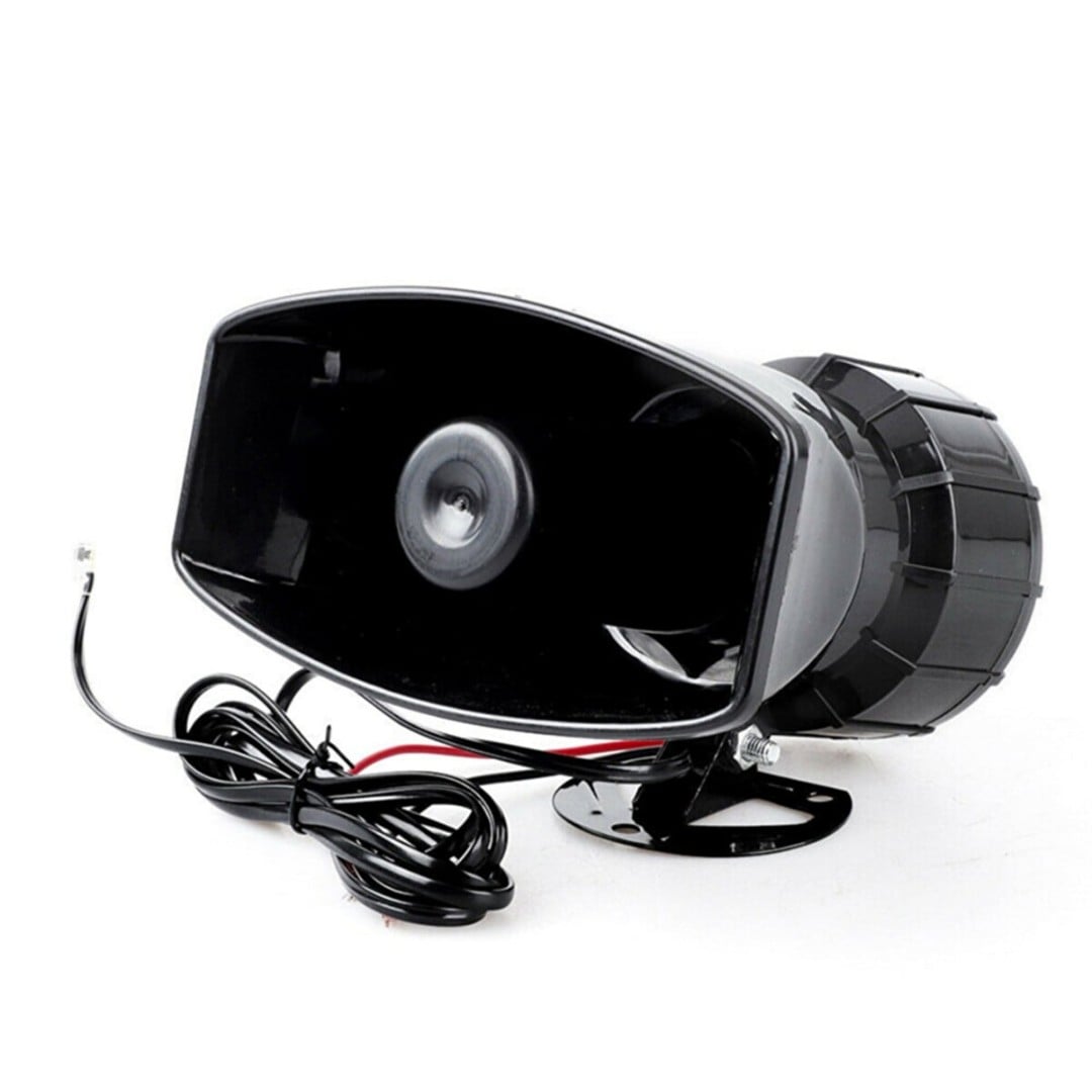 Her Araca Uyumlu Universal 7 Sesli Polis Sireni Konuşmalı Mikrofonlu