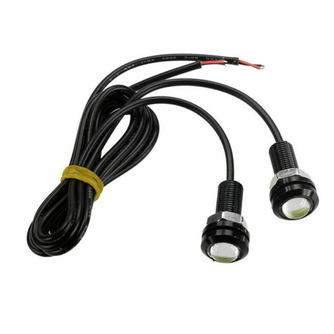 Kartal Göz Led Ayna Altı Led Eagle Eye Civatalı Çift  Renk Turuncu – Beyaz 18mm