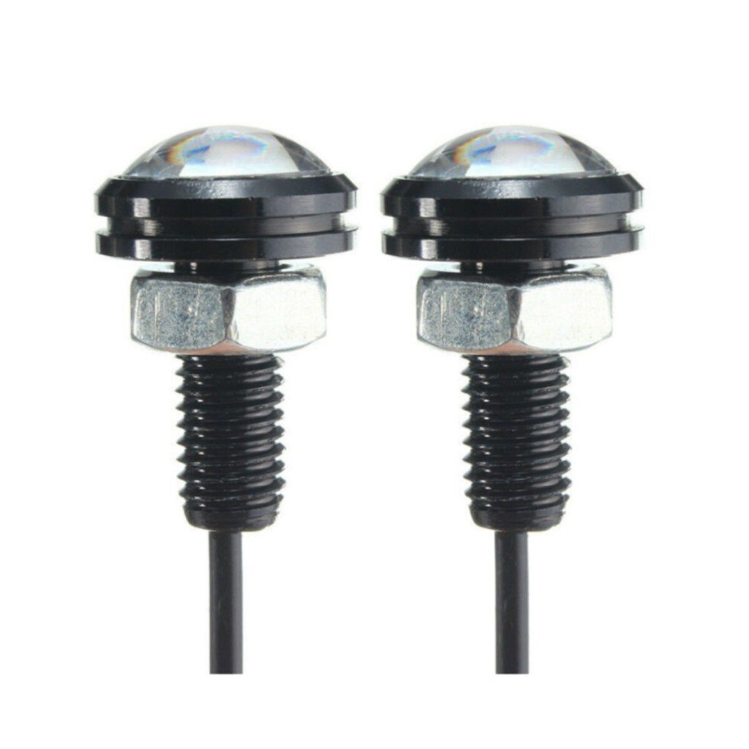 Kartal Göz Led Ayna Altı Led Eagle Eye Civatalı Kırmızı Renk 18mm