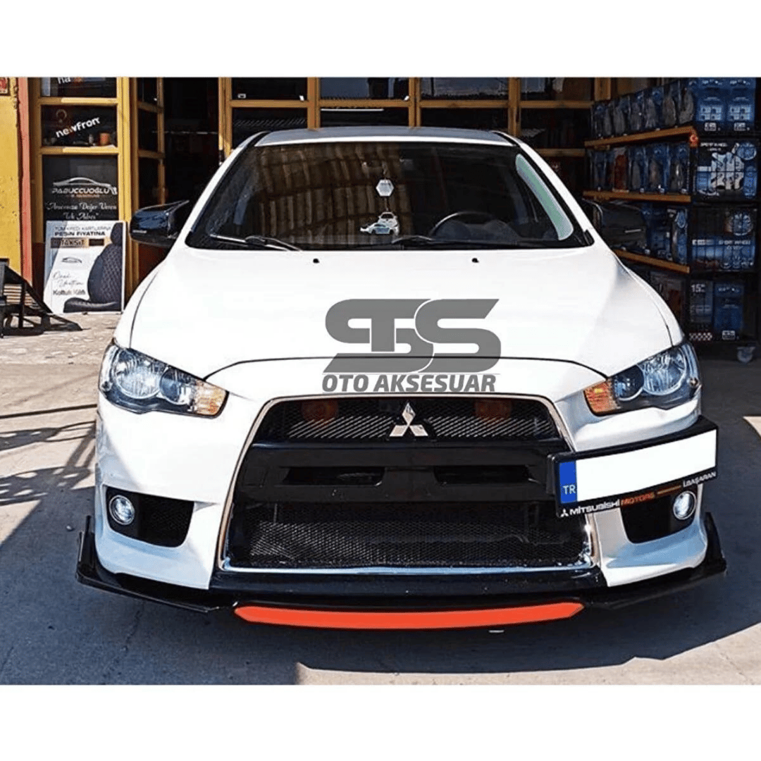 Mitsubishi Lancer 2008-2013 Uyumlu Batman Yarasa Ayna Kapağı Piano Black Abs Plastik