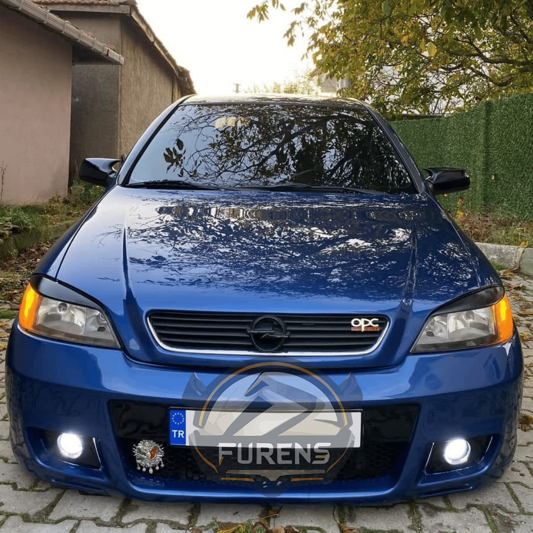 Opel Astra G 1998, 1999, 2000, 2001, 2002, 2003, 2004 Uyumlu  Yarasa Batman Ayna Kapağı Piano Black