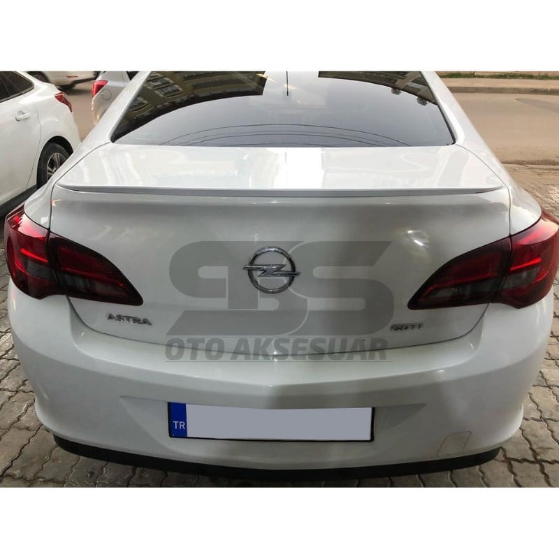 Opel Astra J  Bagaj Üstü Spoiler Parlak Beyaz