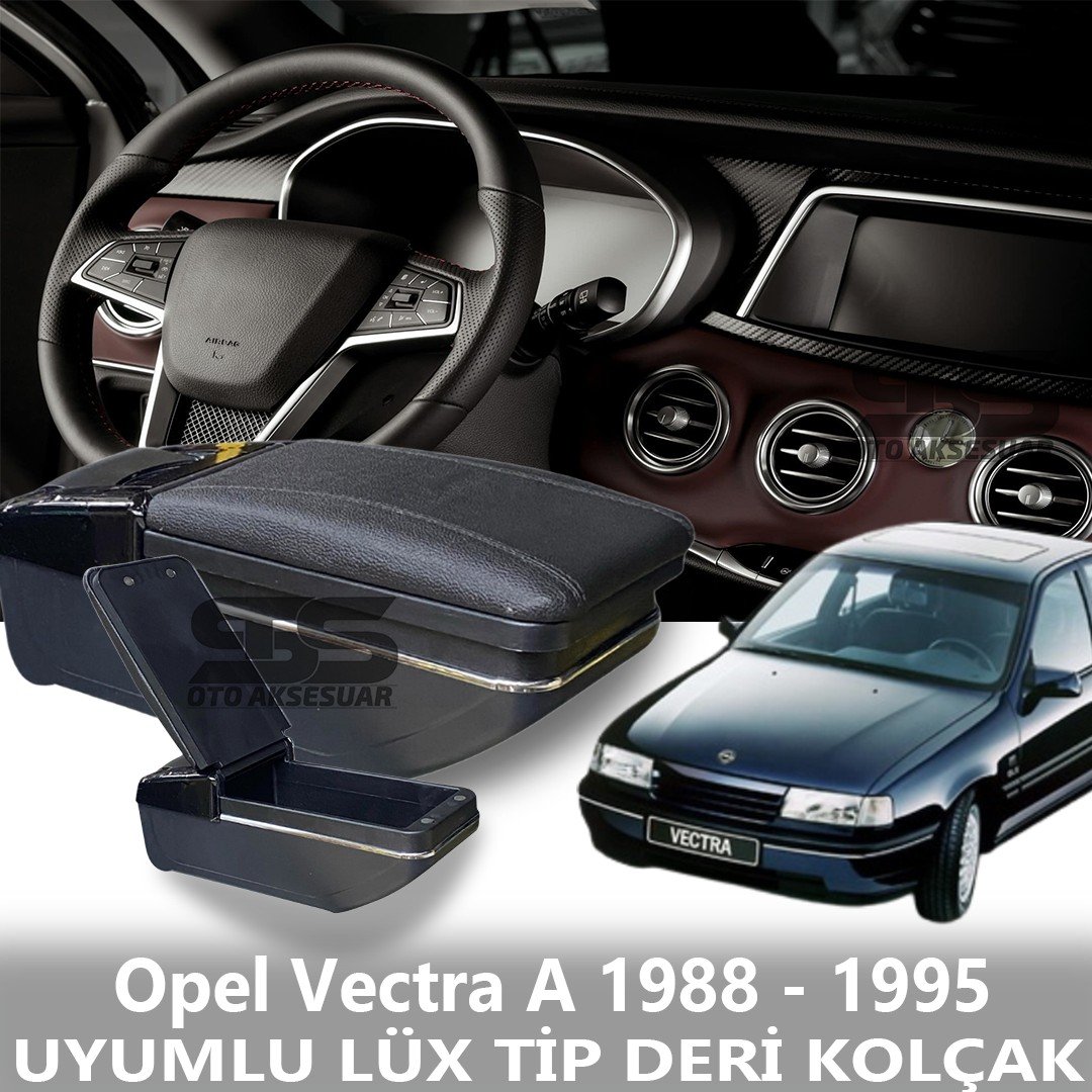 Opel Vectra A 1988 - 1995 Uyumlu Premium  Deri Kol Dayama Kolçak Lüx Tip 