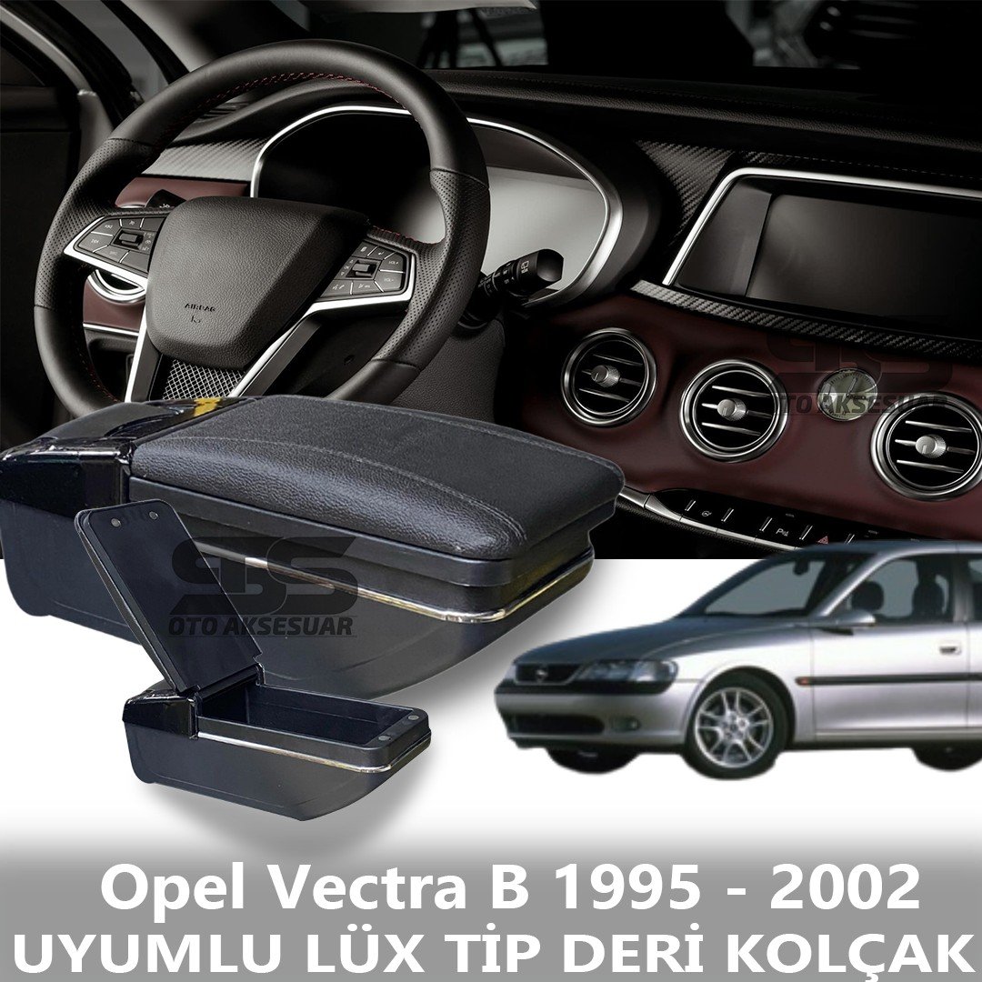 Opel Vectra B 1995 - 2002 Uyumlu Premium  Deri Kol Dayama Kolçak Lüx Tip 