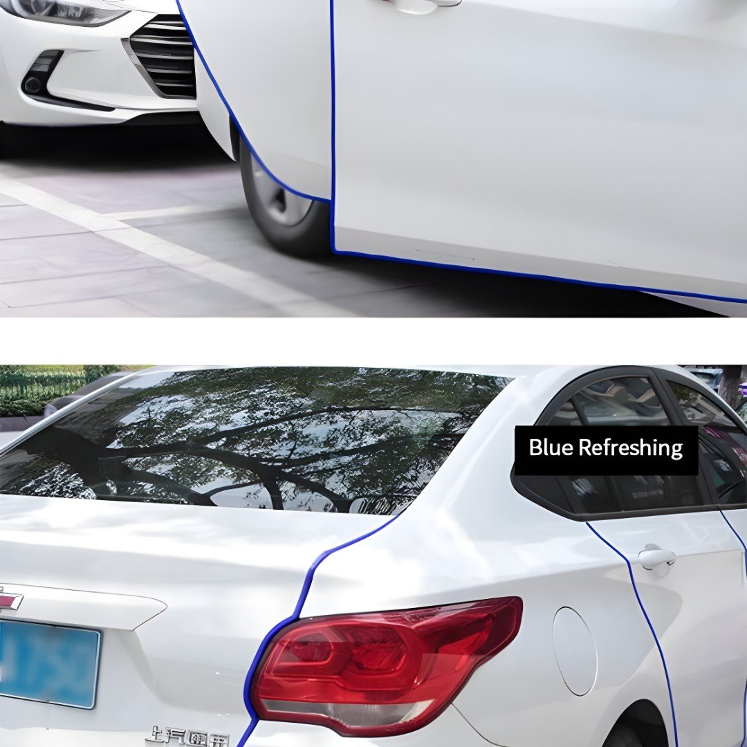 Volksvogen Jetta mk6 Oto Araç Kapı Koruma Fitili 5metre Parlak Mavi Renk