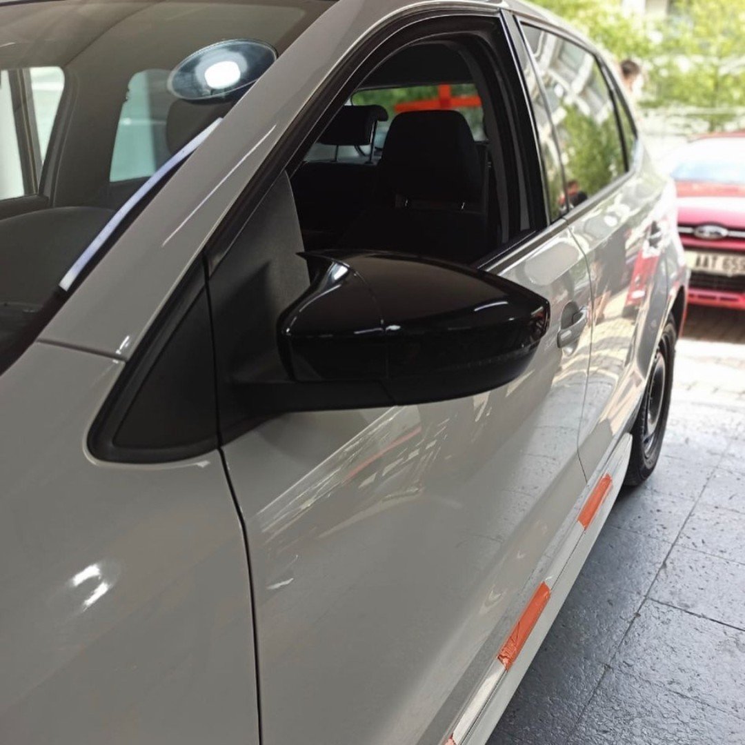 Volksvogen  Polo 6r-6c 2009-2017 Batman Yarasa Ayna Kapağı Piano Black Abs Plastik