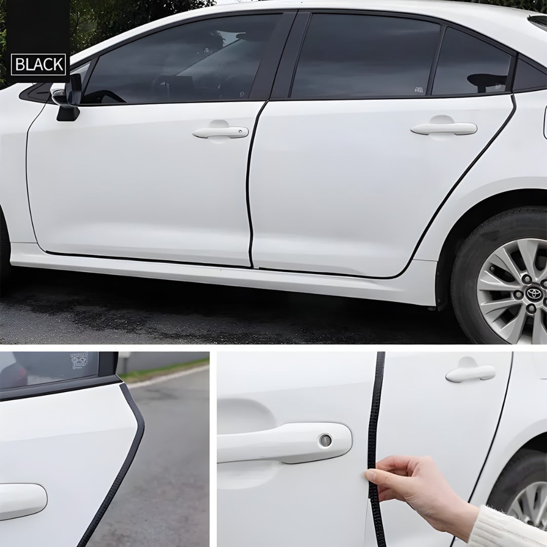 Volksvogen Polo MK6 Oto Araç Kapı Koruma Fitili 5metre Parlak Siyah Renk