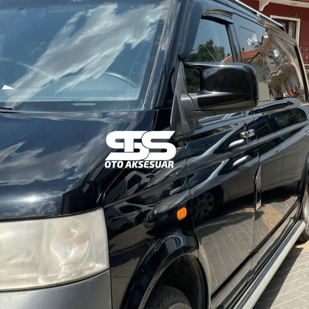 Volkswagen Transporter T5 2004-2009 Uyumlu Batman Yarasa Ayna Kapağı Piano Black Abs Plastik