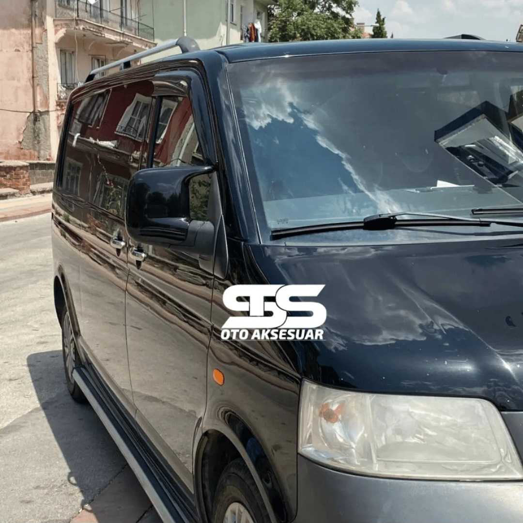 Volkswagen Transporter T5 2004-2009 Uyumlu Batman Yarasa Ayna Kapağı Piano Black Abs Plastik