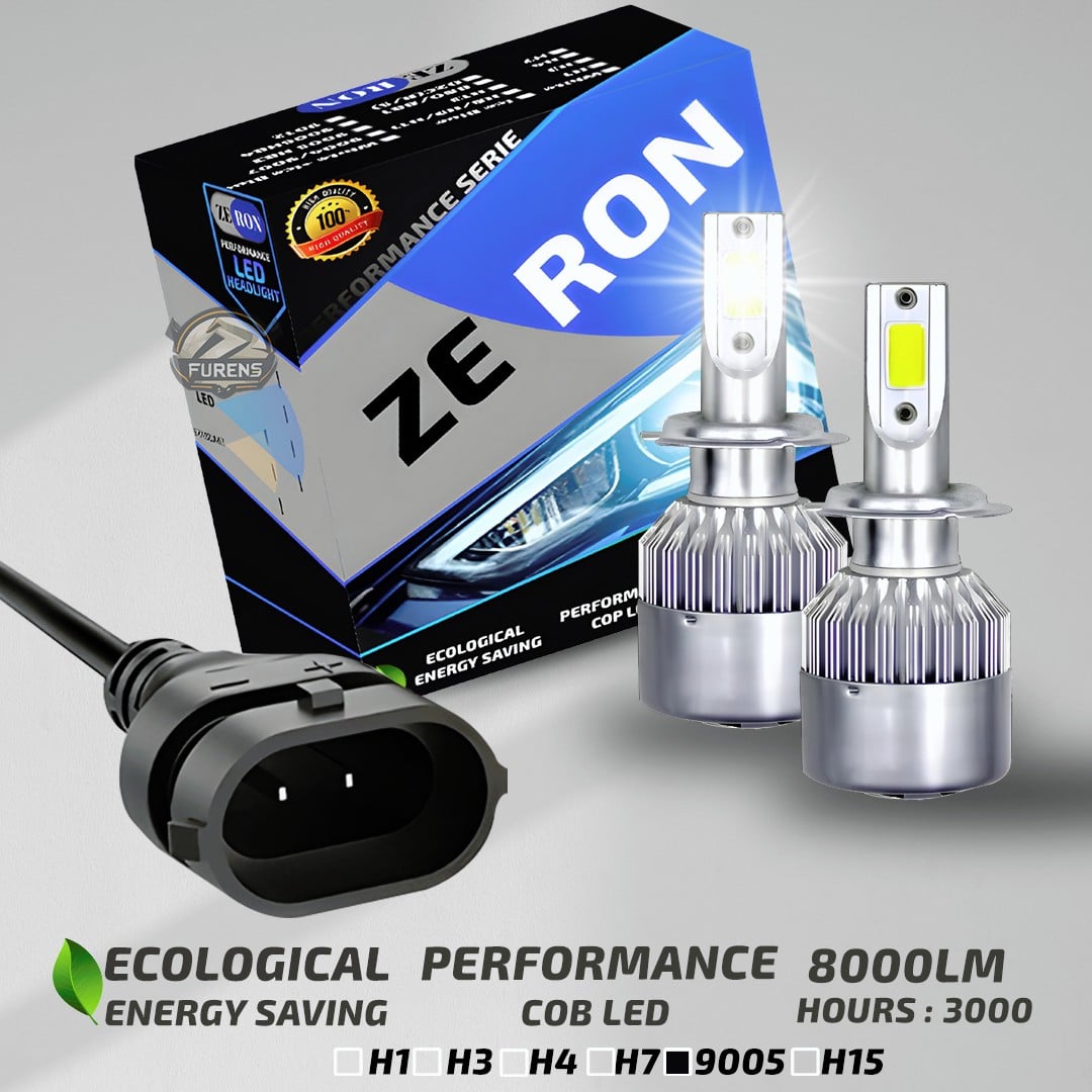 ZERON Performance Series HB3 9005 Led Xenon Şimşek Etkili Led Xenon Led Ampul